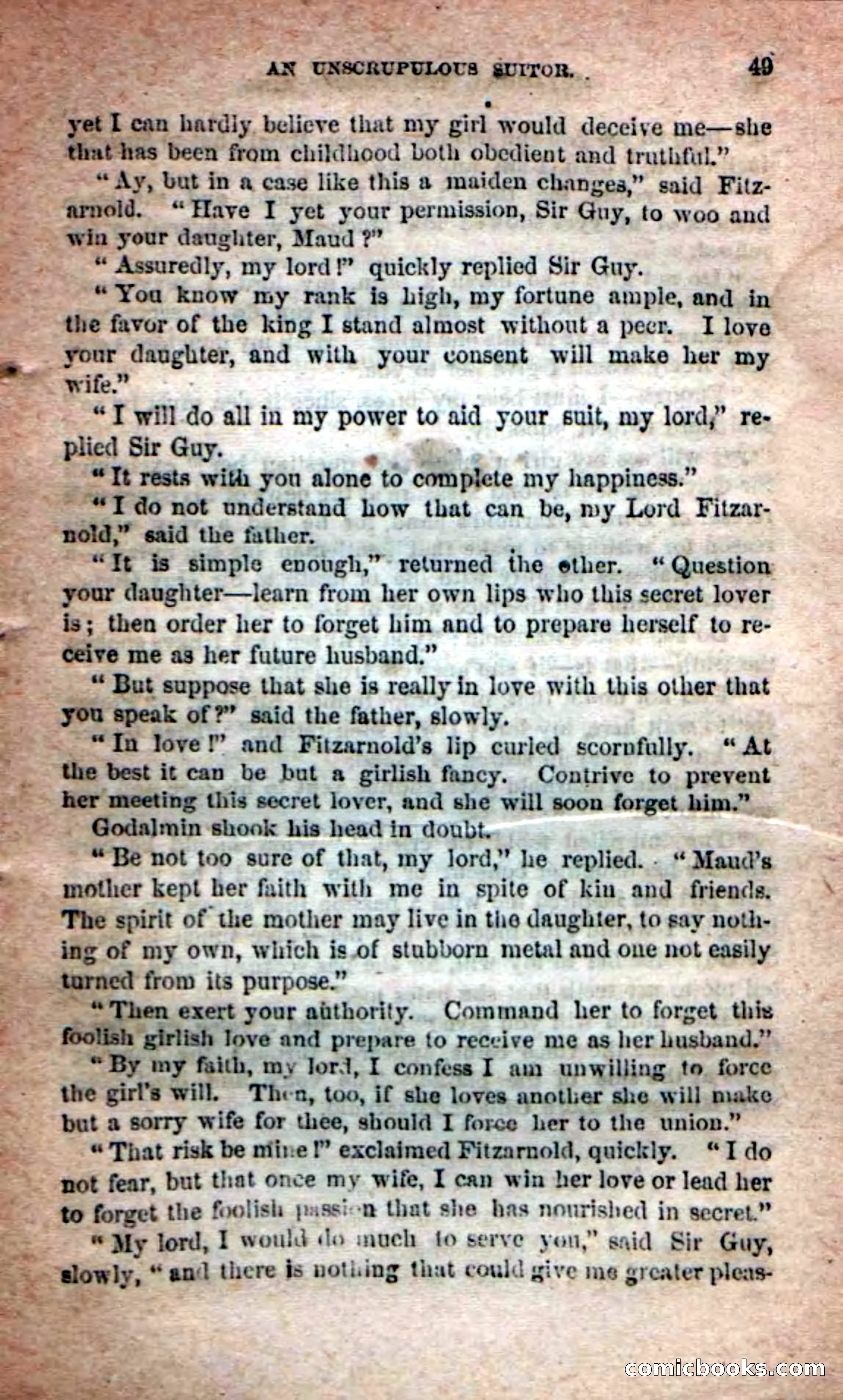 Beadle's Dime Novels No. 204: Metamora; or, The Forest King — page 47 of 98