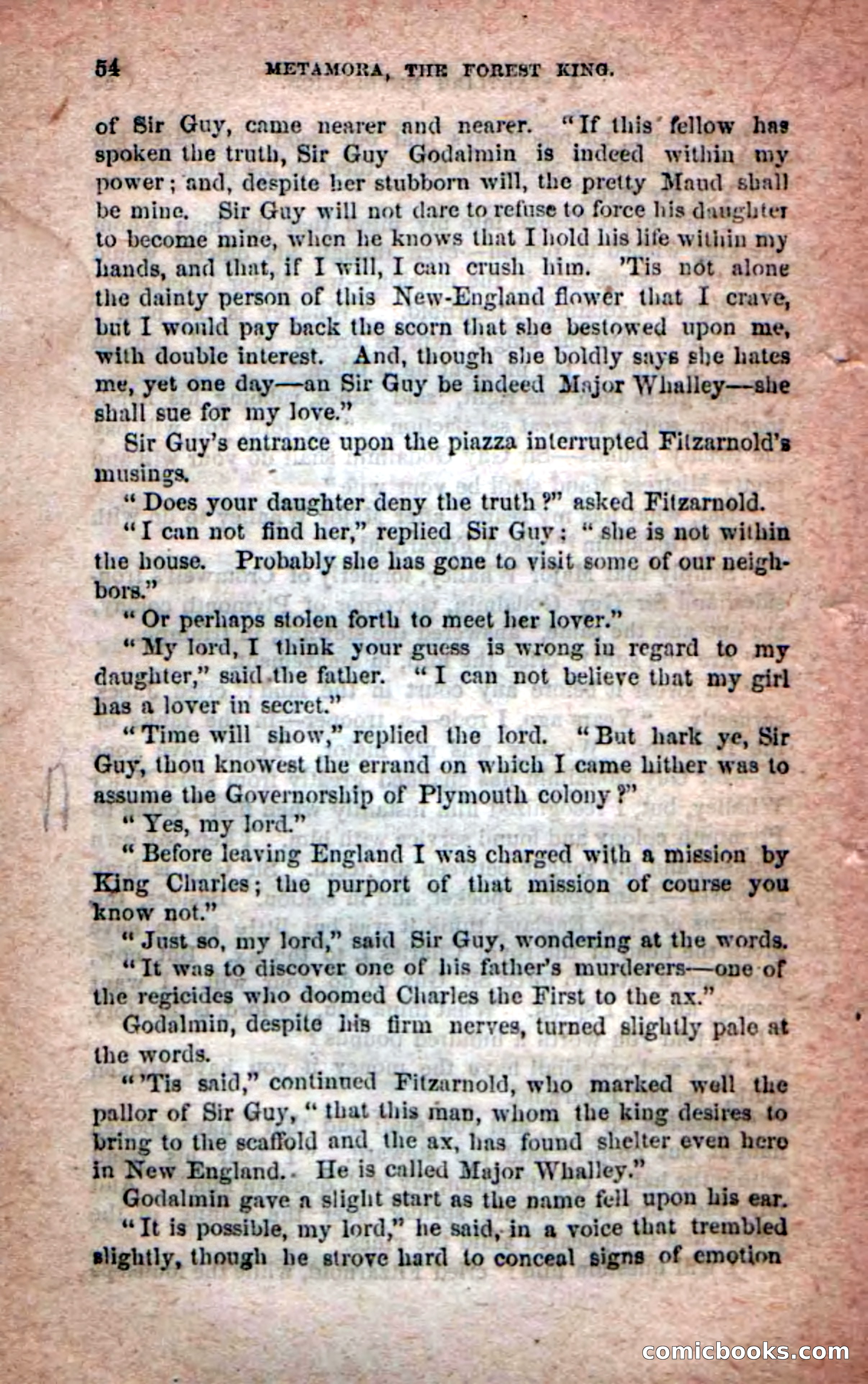Beadle's Dime Novels No. 204: Metamora; or, The Forest King — page 52 of 98