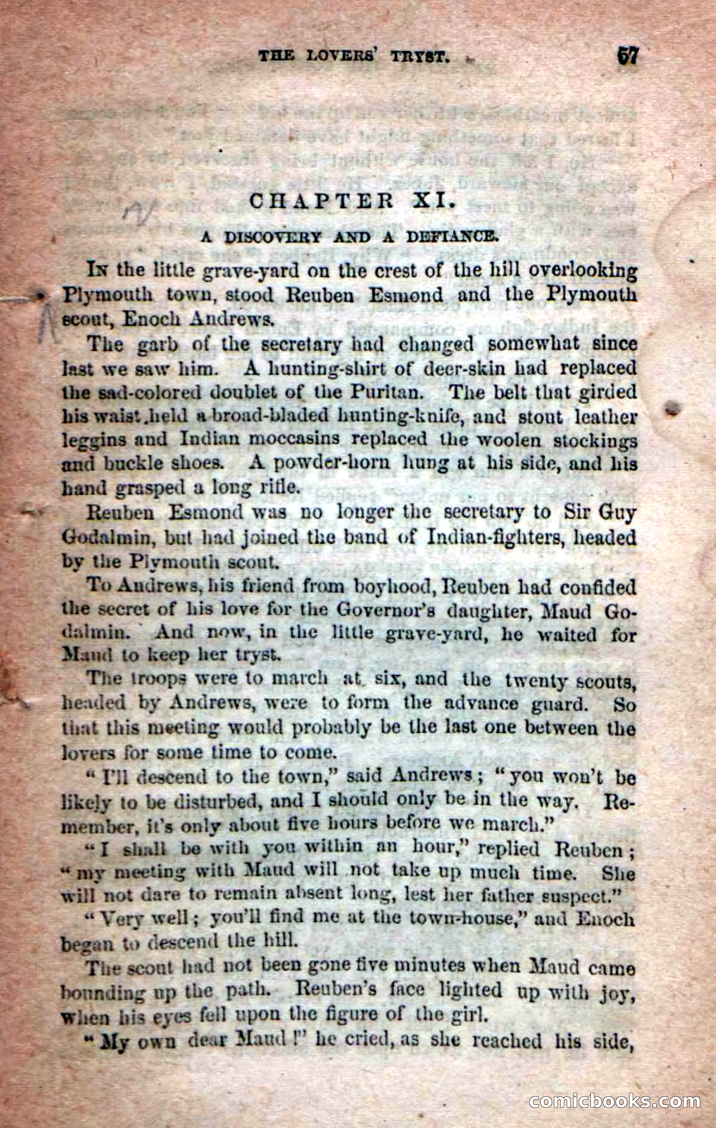 Beadle's Dime Novels No. 204: Metamora; or, The Forest King — page 55 of 98