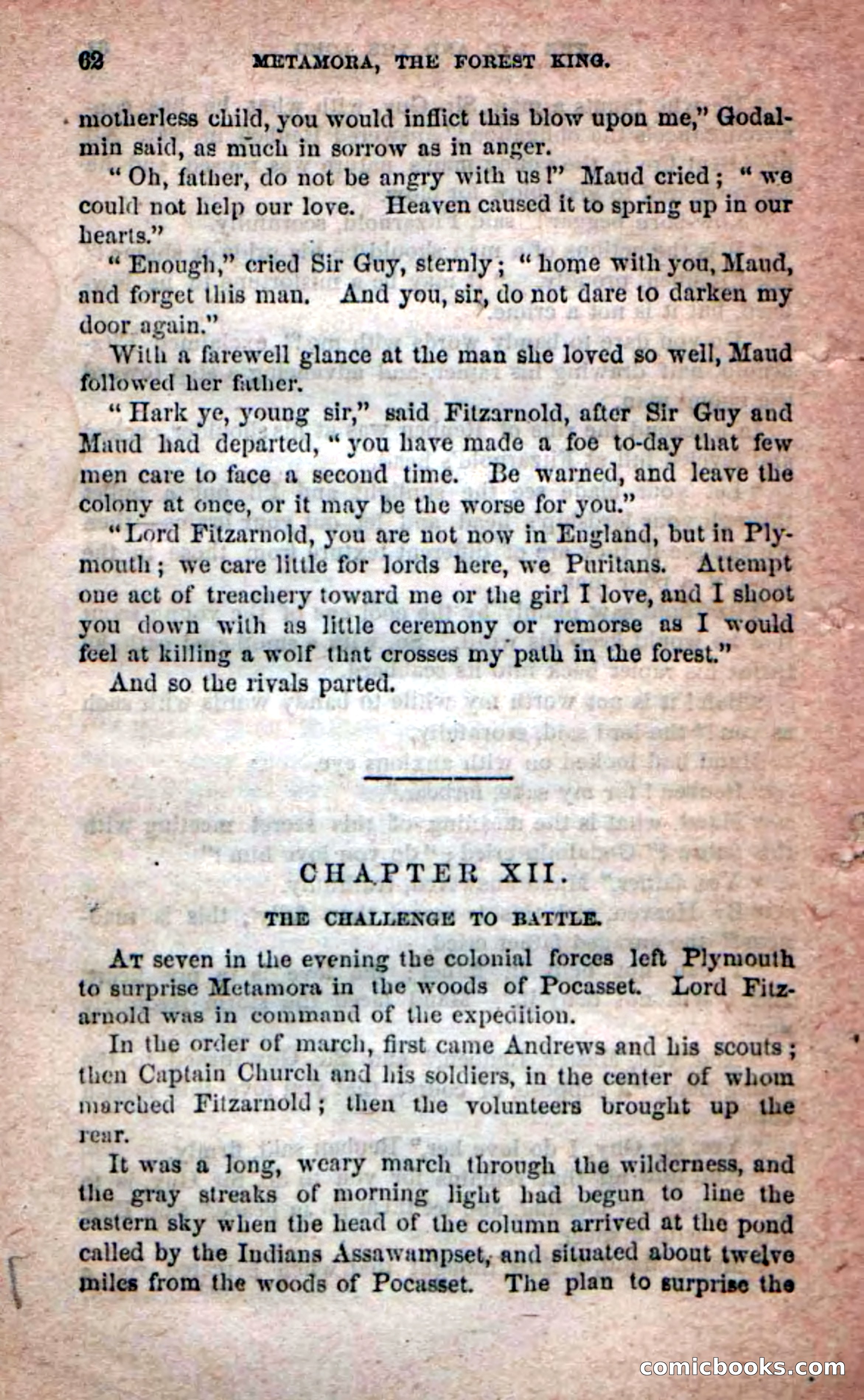 Beadle's Dime Novels No. 204: Metamora; or, The Forest King — page 60 of 98