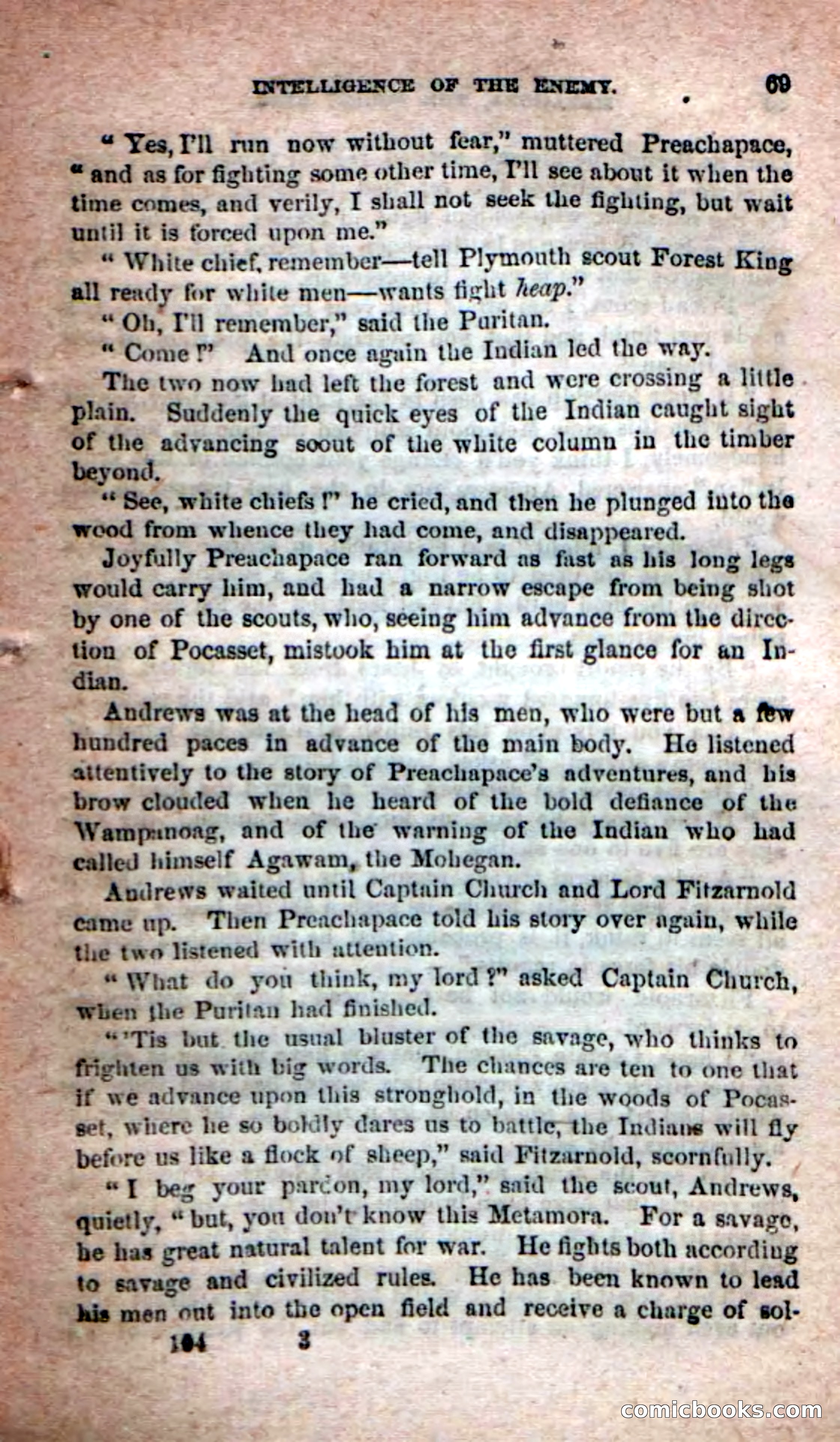 Beadle's Dime Novels No. 204: Metamora; or, The Forest King — page 67 of 98