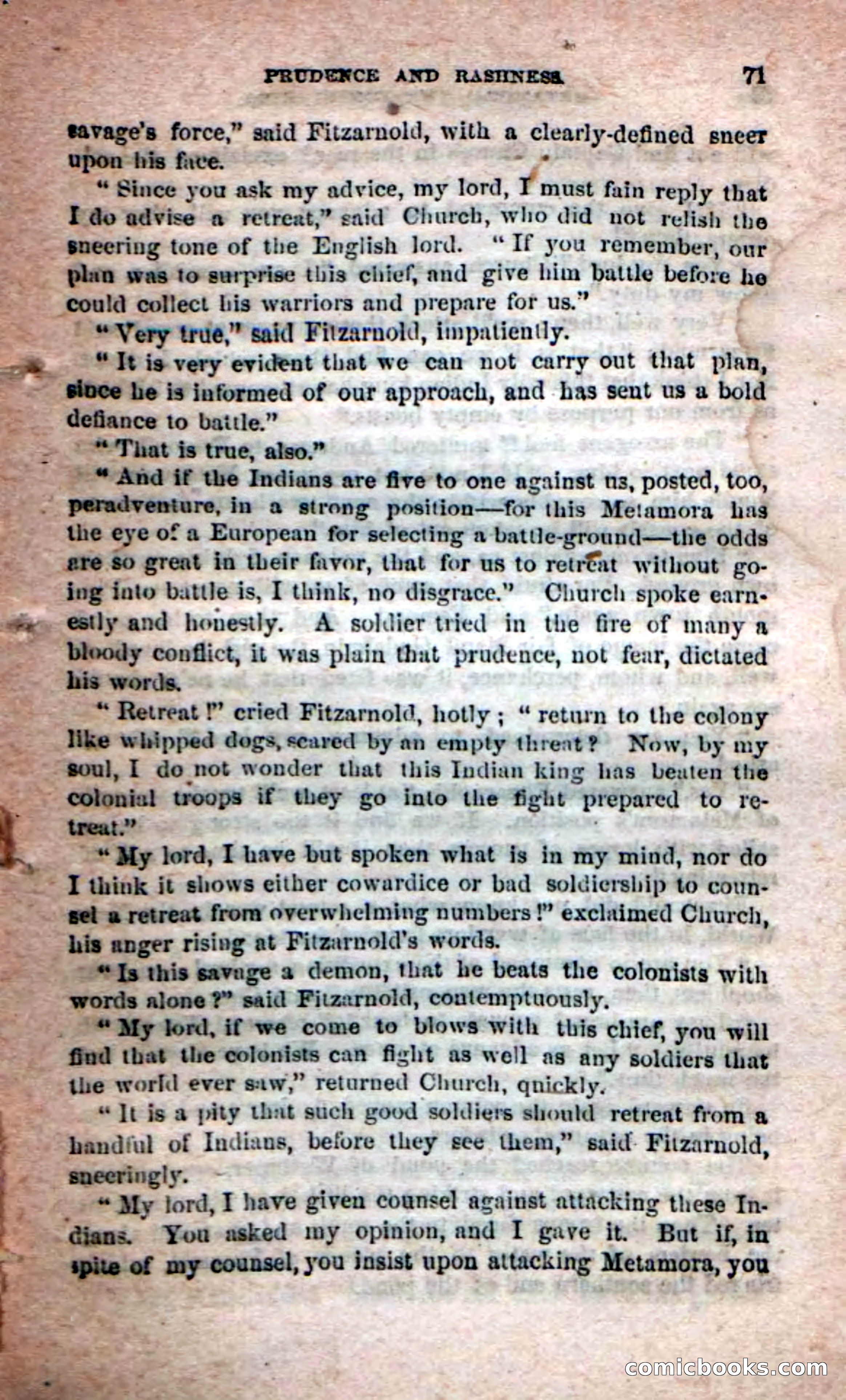 Beadle's Dime Novels No. 204: Metamora; or, The Forest King — page 69 of 98