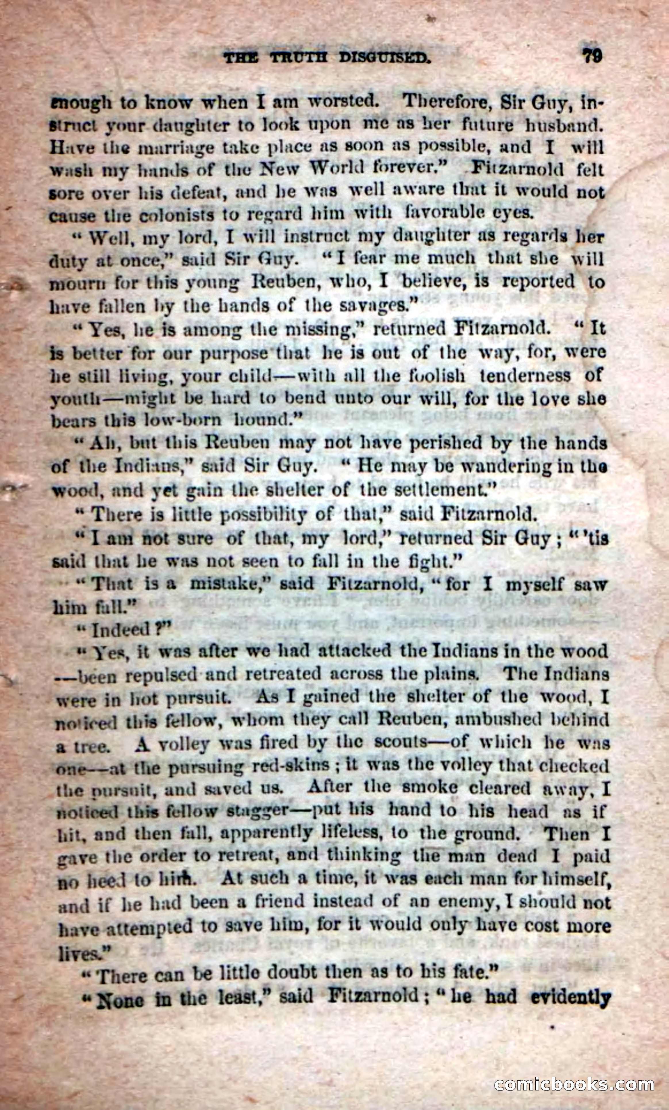 Beadle's Dime Novels No. 204: Metamora; or, The Forest King — page 77 of 98