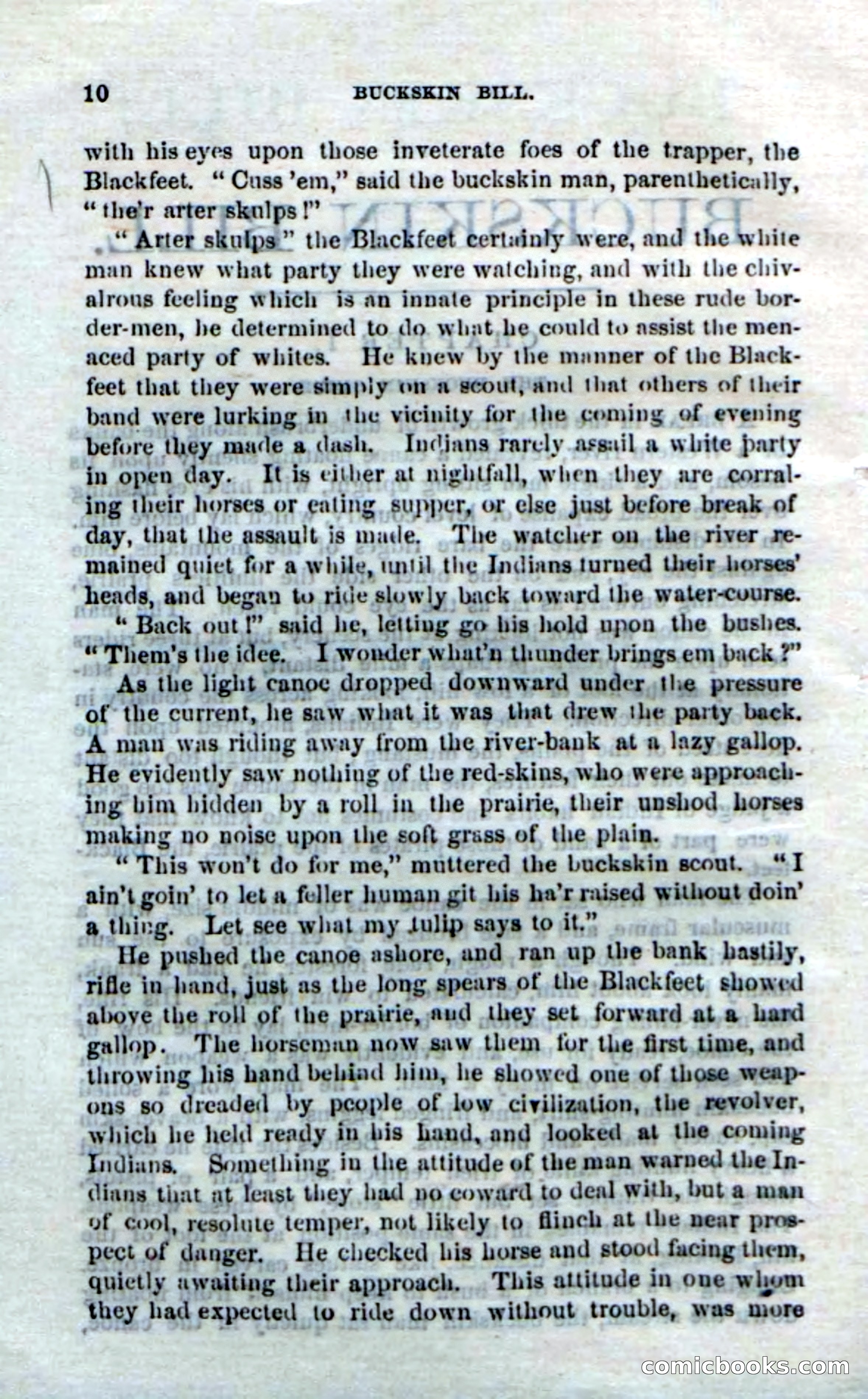 Beadle's Dime Novels No. 206: Buckskin Bill — page 8 of 100