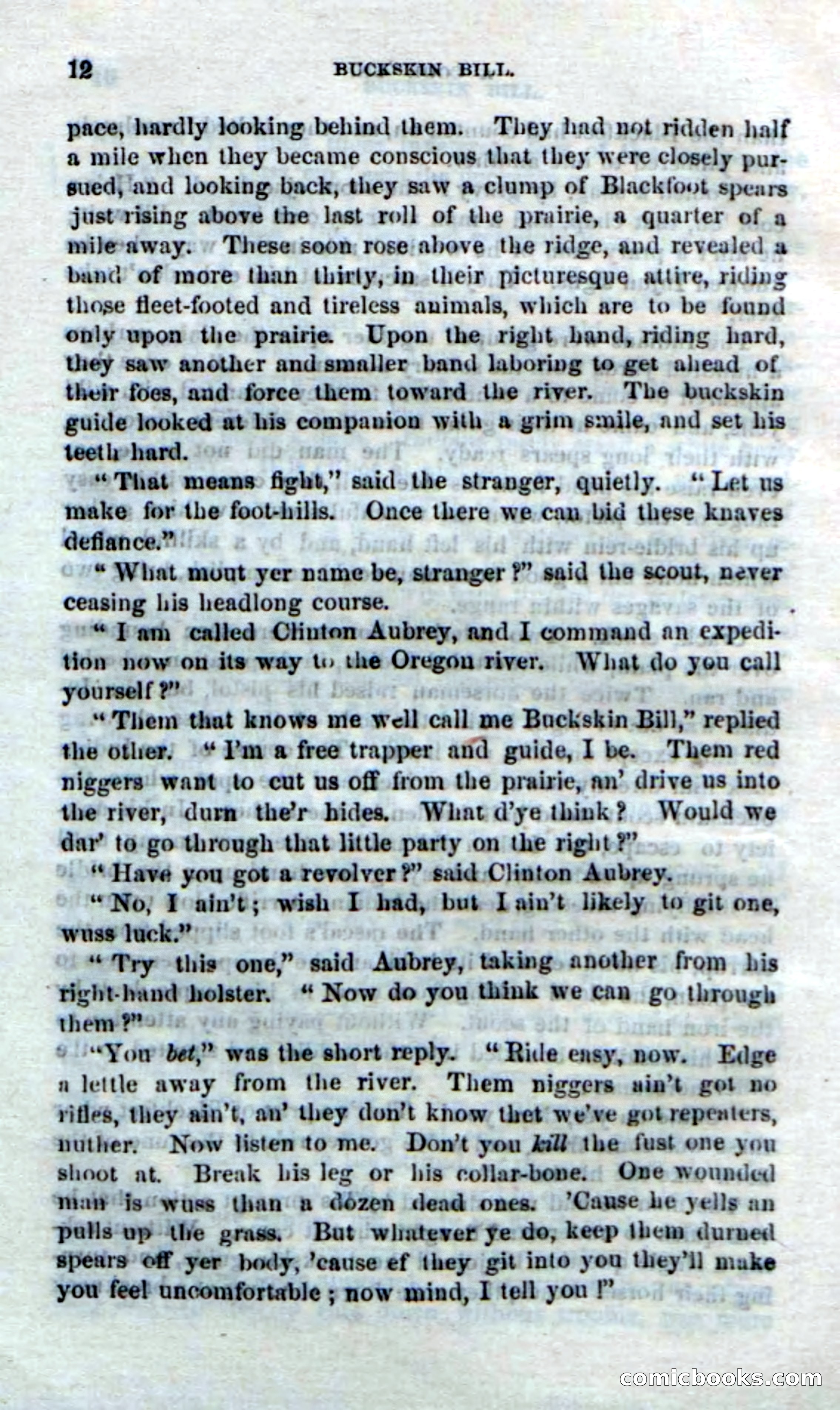 Beadle's Dime Novels No. 206: Buckskin Bill — page 10 of 100