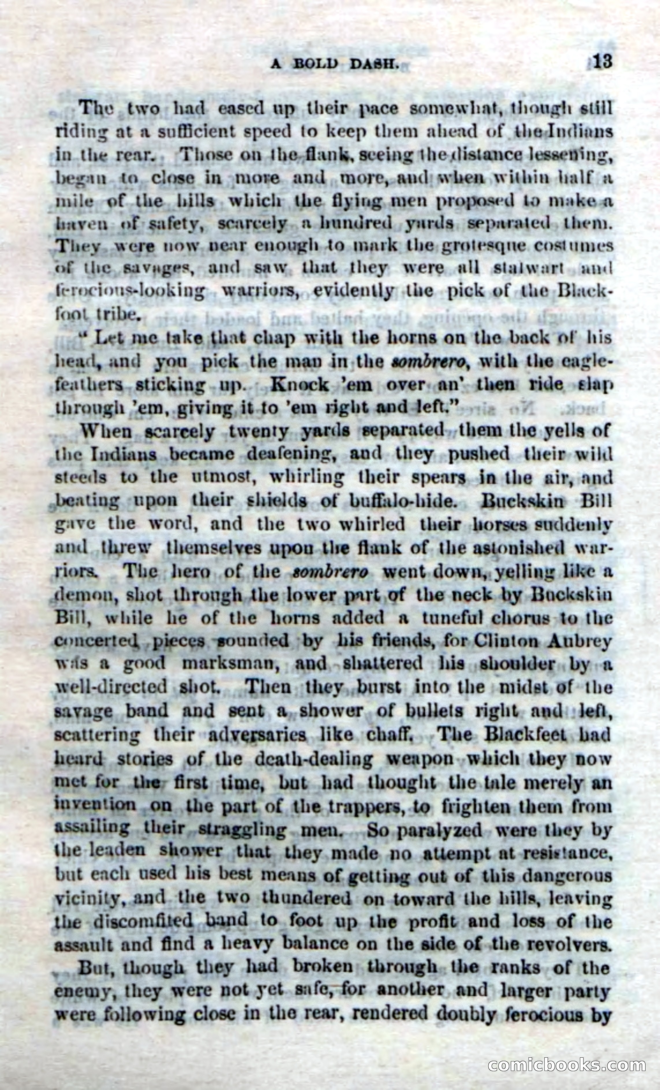 Beadle's Dime Novels No. 206: Buckskin Bill — page 11 of 100