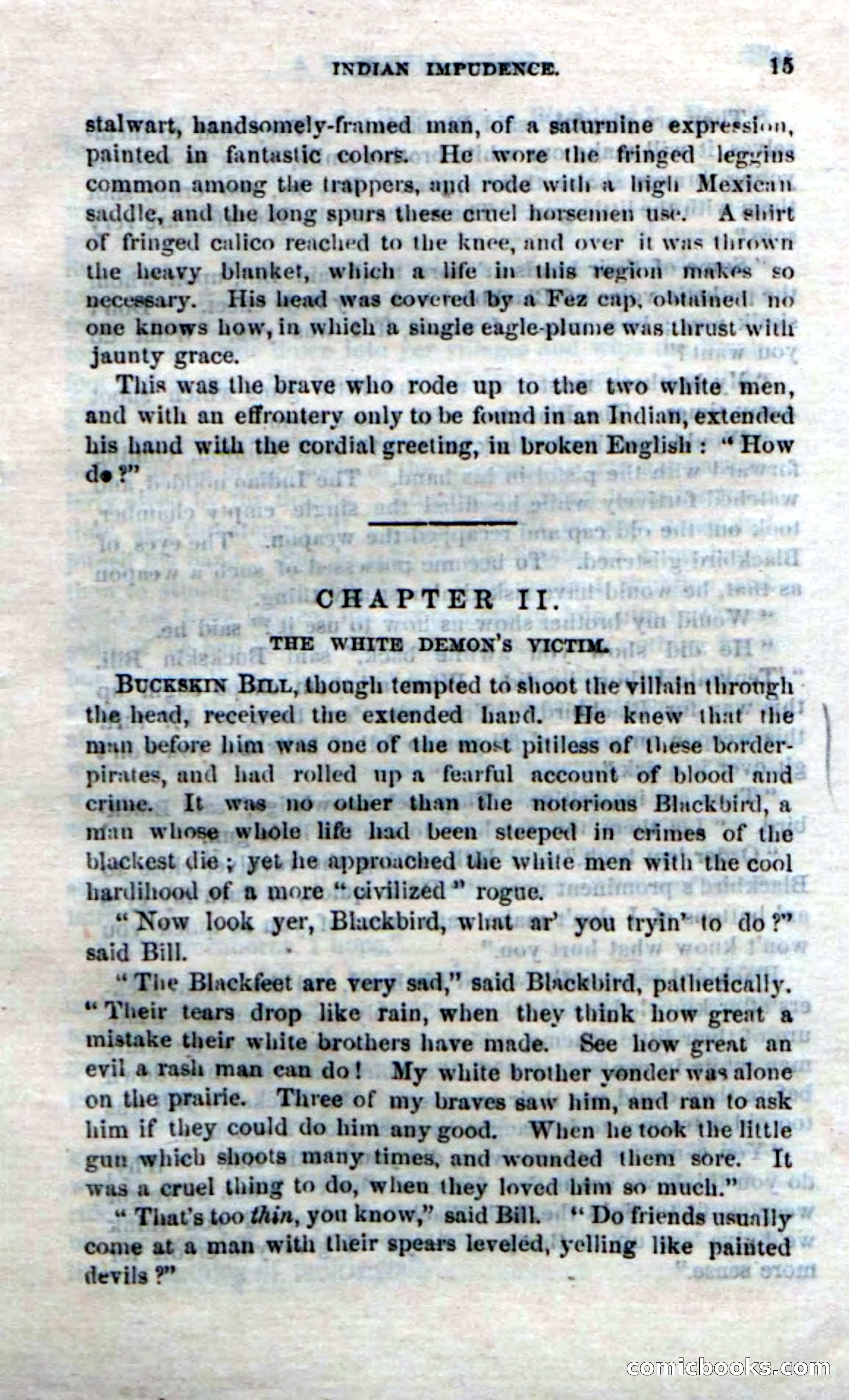 Beadle's Dime Novels No. 206: Buckskin Bill — page 13 of 100