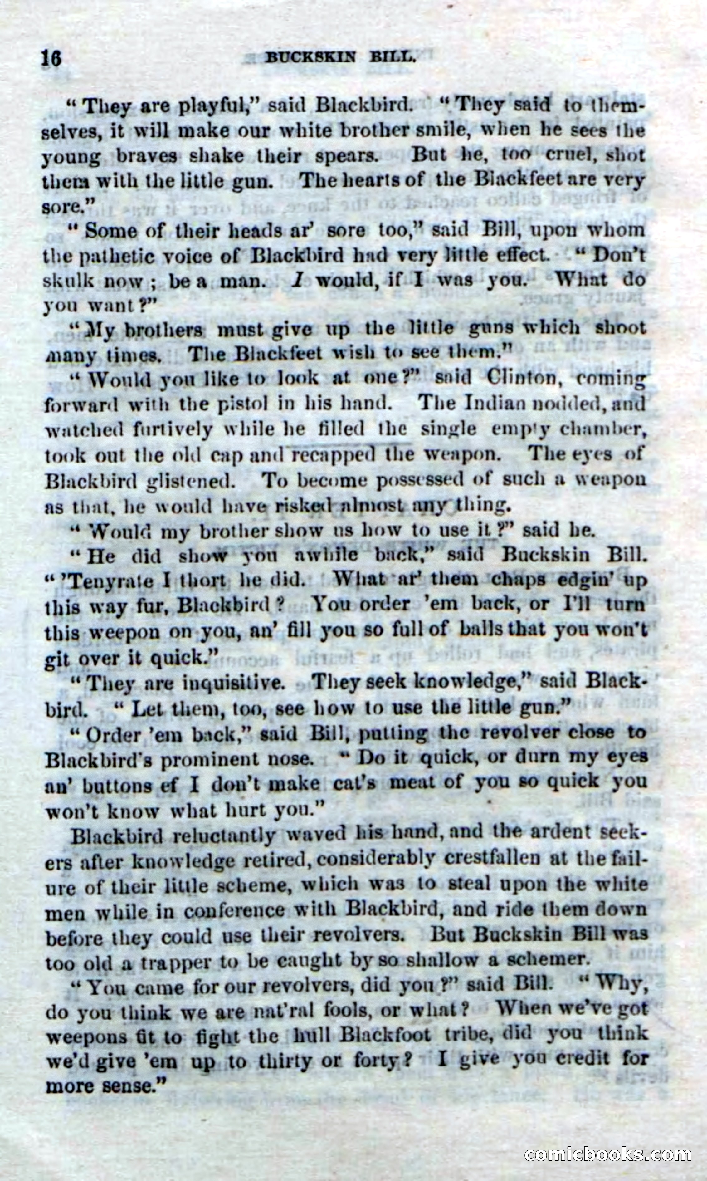 Beadle's Dime Novels No. 206: Buckskin Bill — page 14 of 100