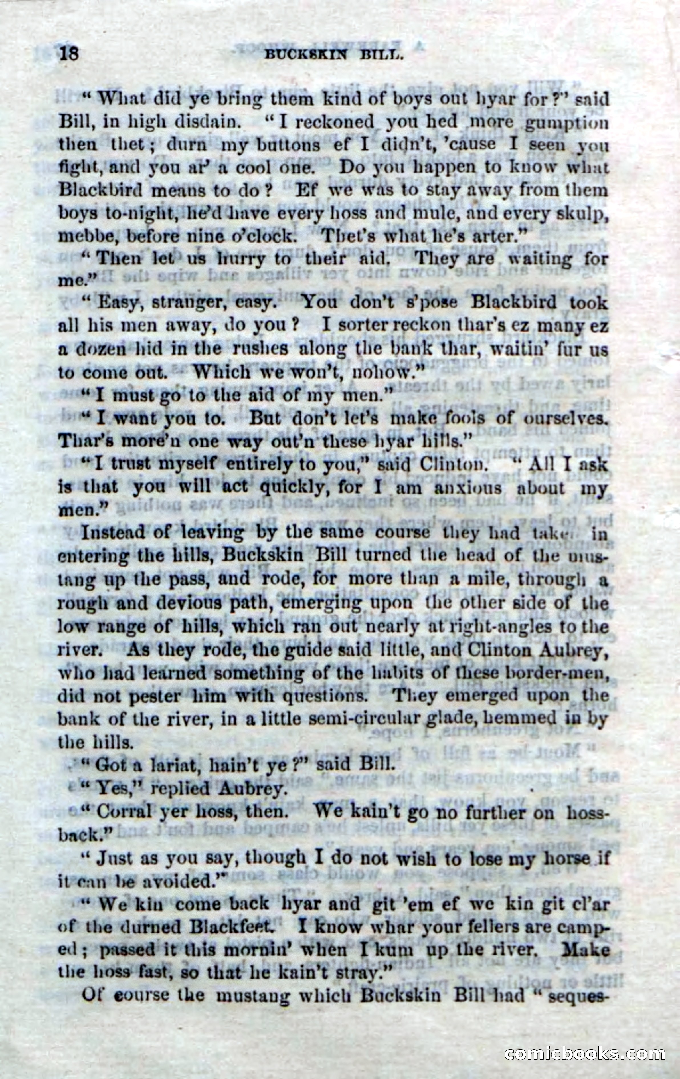 Beadle's Dime Novels No. 206: Buckskin Bill — page 16 of 100