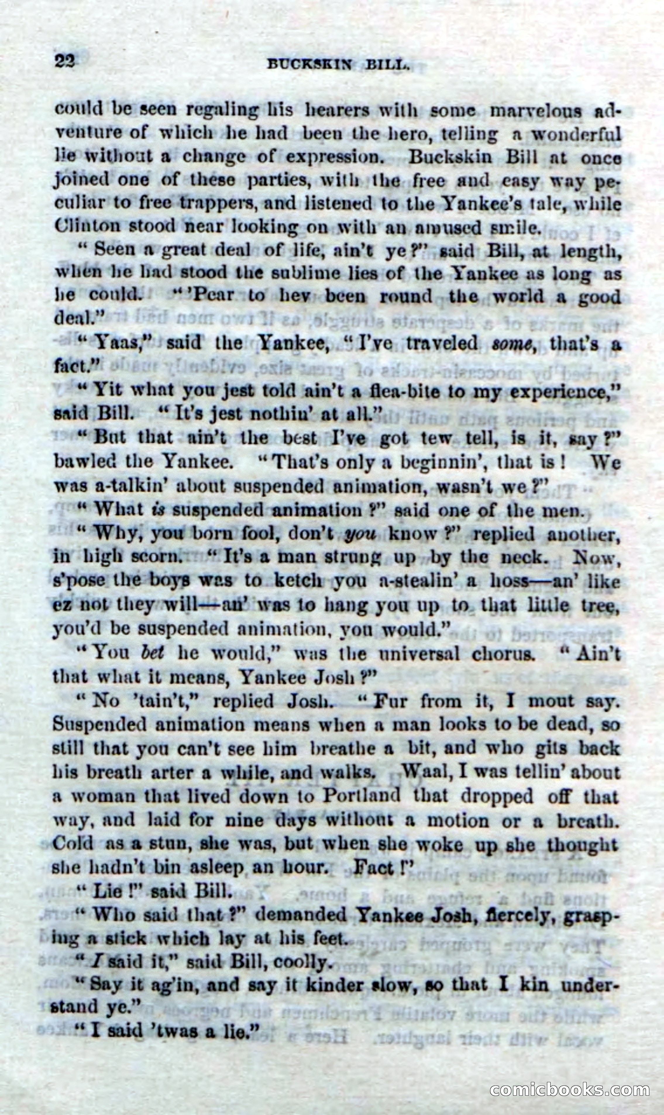 Beadle's Dime Novels No. 206: Buckskin Bill — page 20 of 100