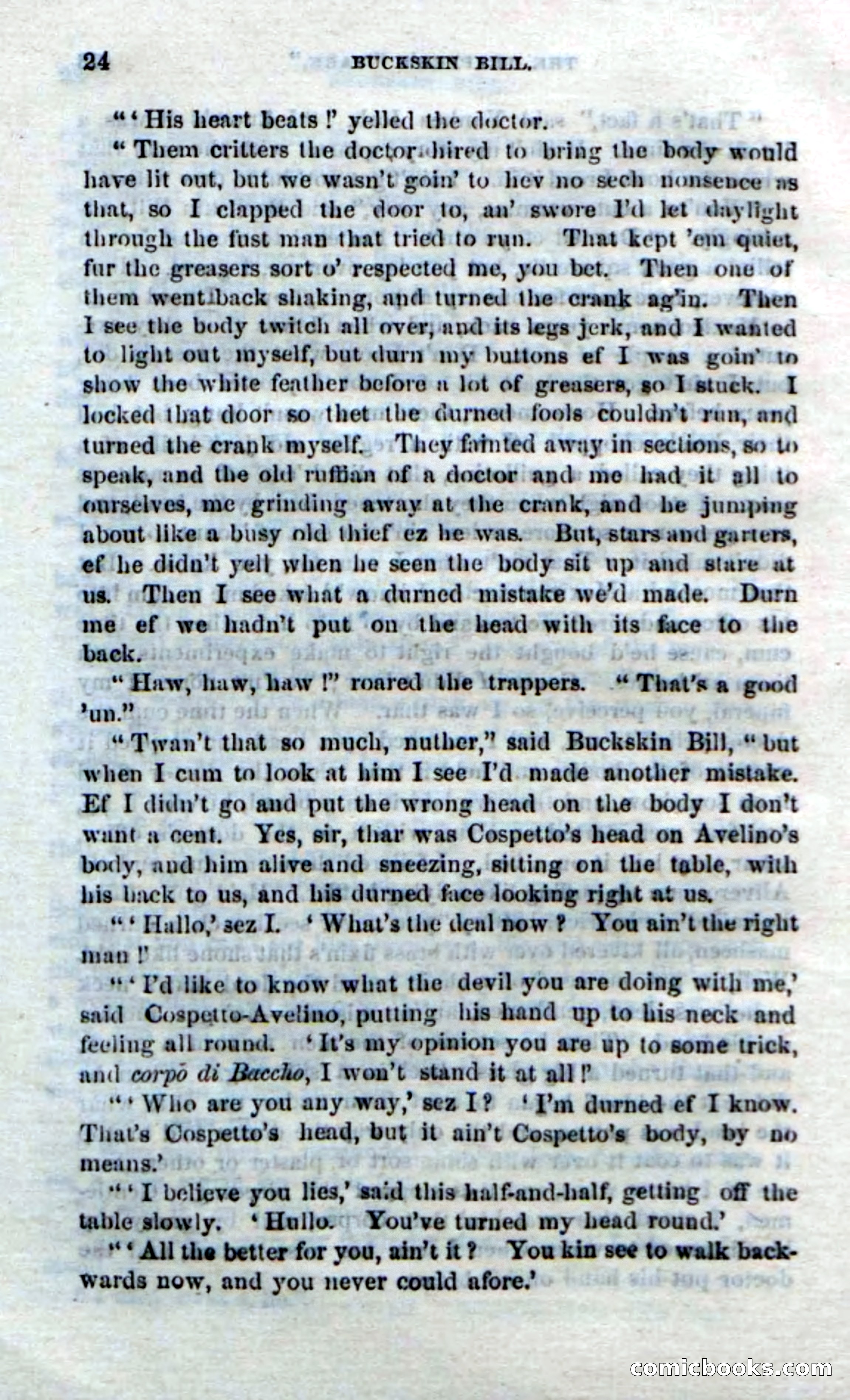 Beadle's Dime Novels No. 206: Buckskin Bill — page 22 of 100