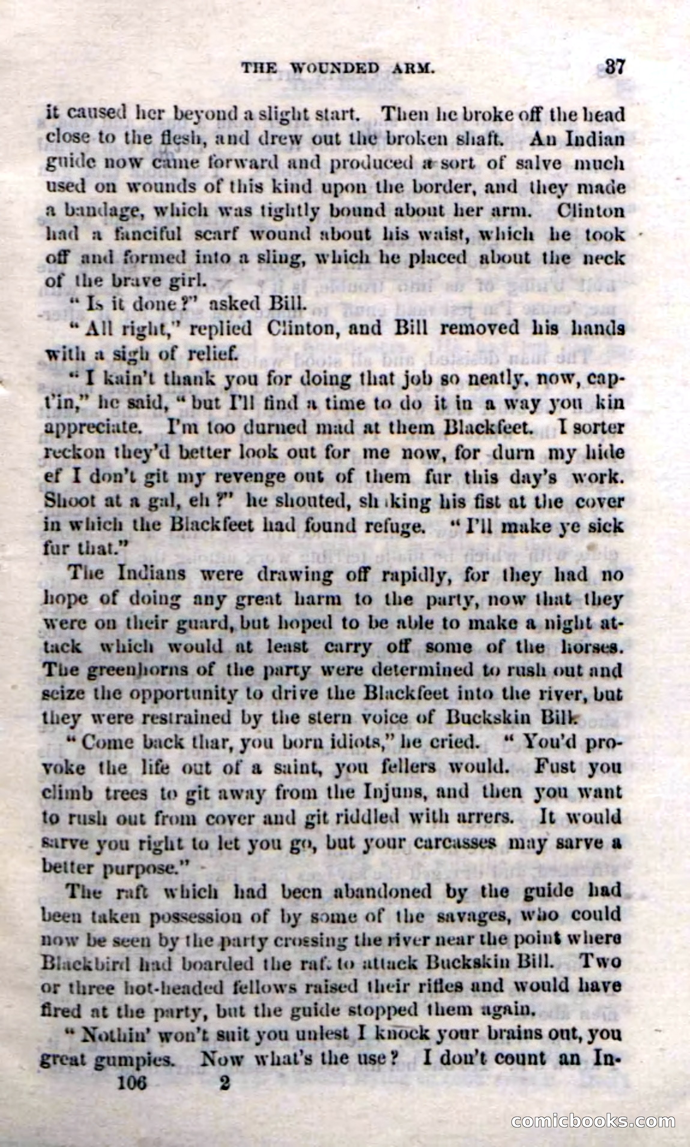 Beadle's Dime Novels No. 206: Buckskin Bill — page 35 of 100