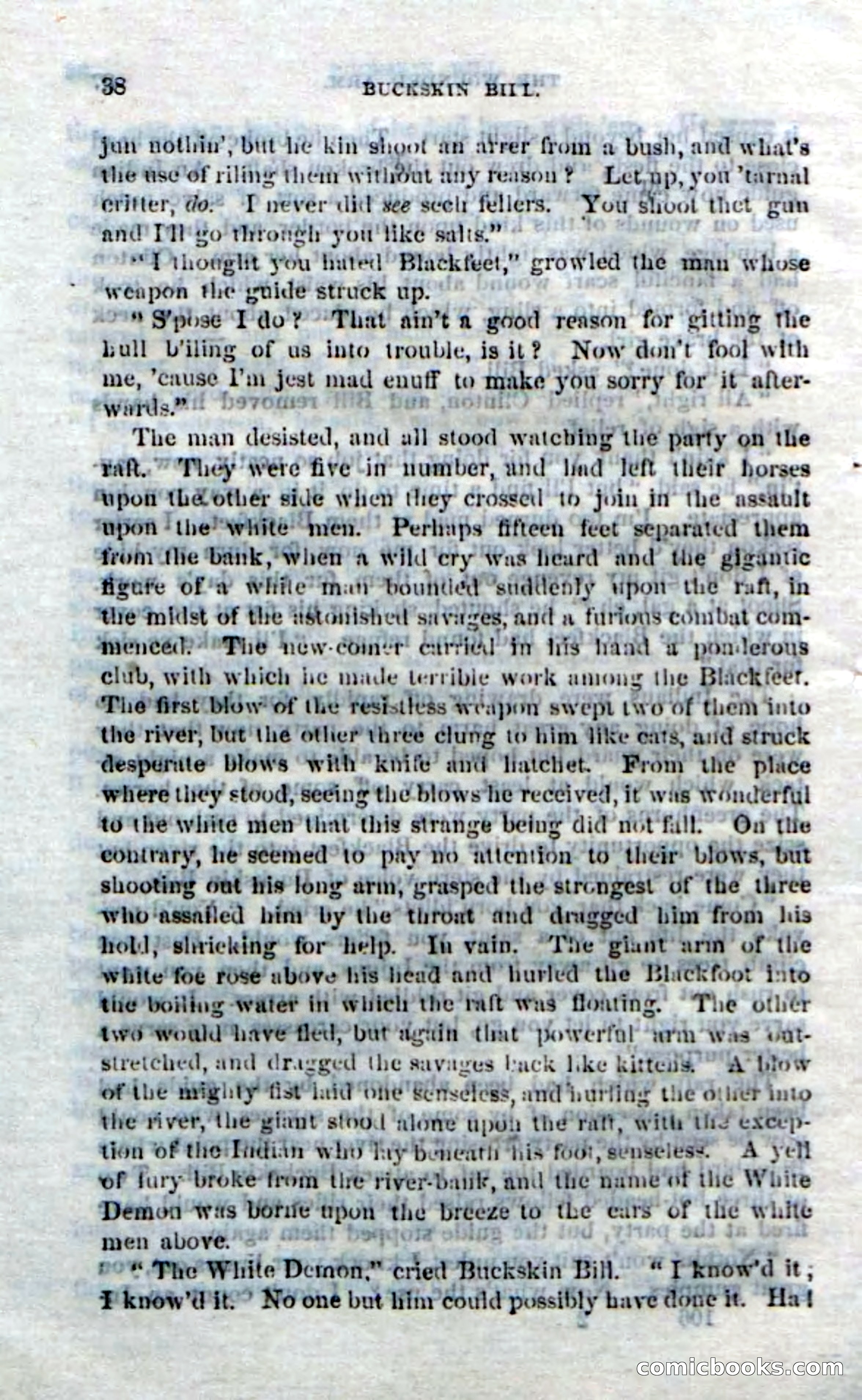 Beadle's Dime Novels No. 206: Buckskin Bill — page 36 of 100