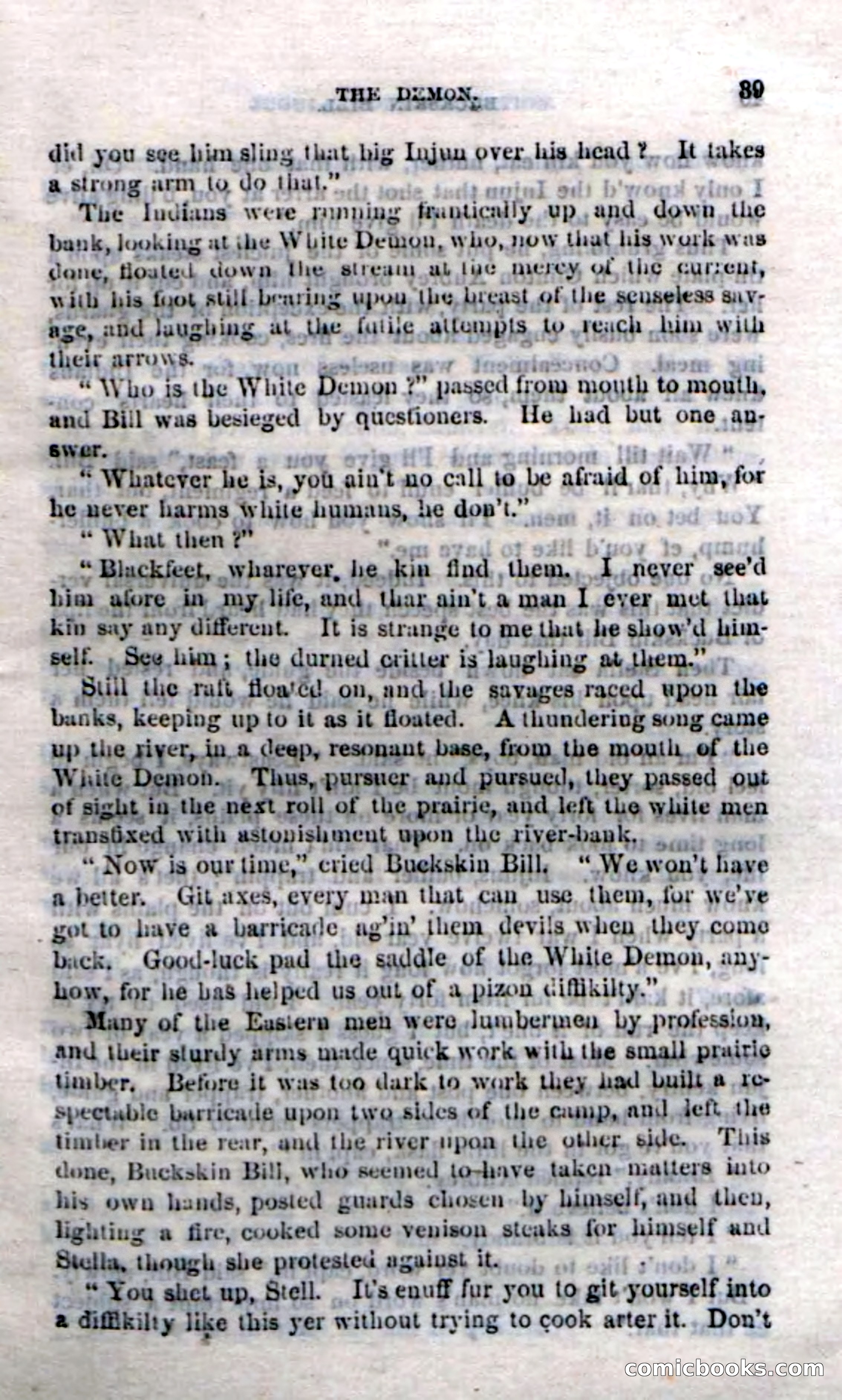 Beadle's Dime Novels No. 206: Buckskin Bill — page 37 of 100