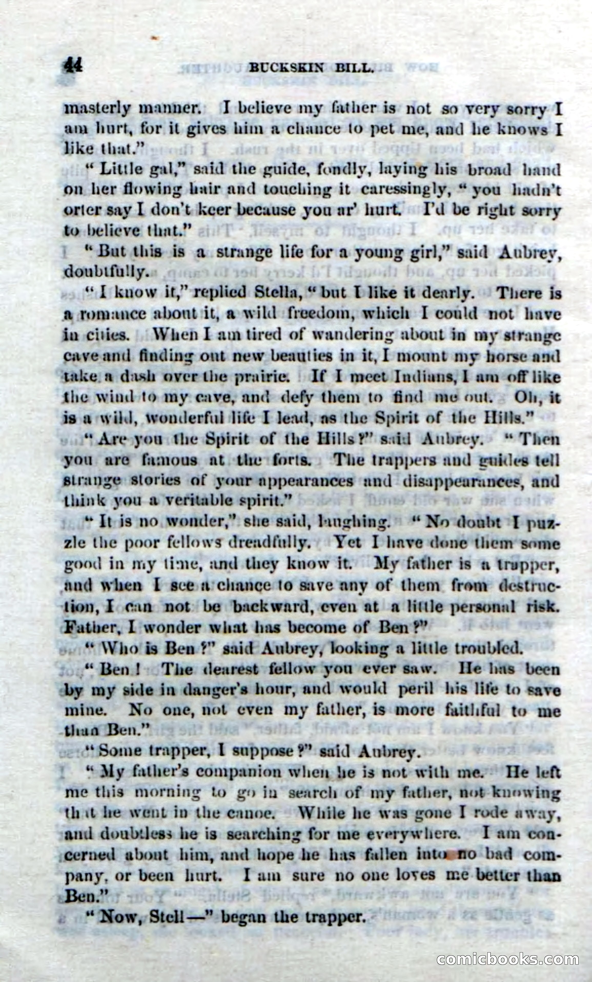 Beadle's Dime Novels No. 206: Buckskin Bill — page 42 of 100