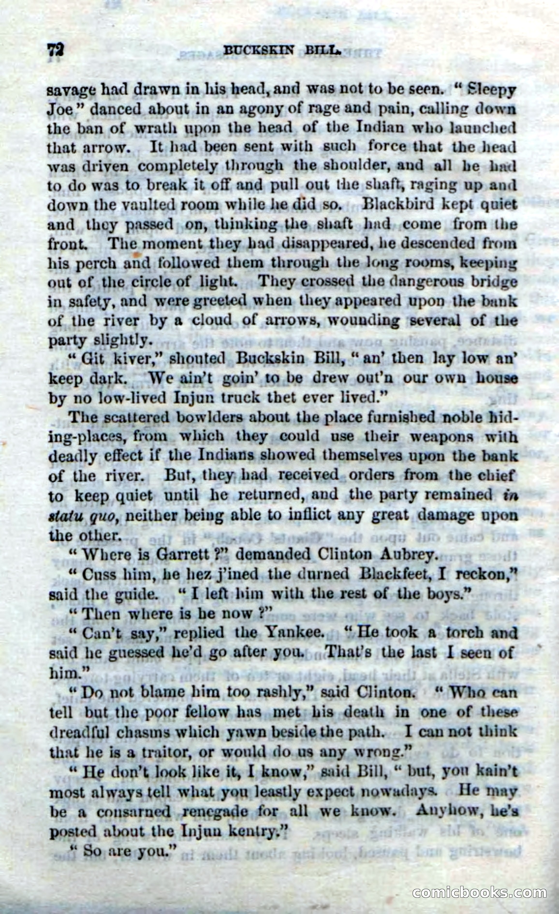 Beadle's Dime Novels No. 206: Buckskin Bill — page 70 of 100