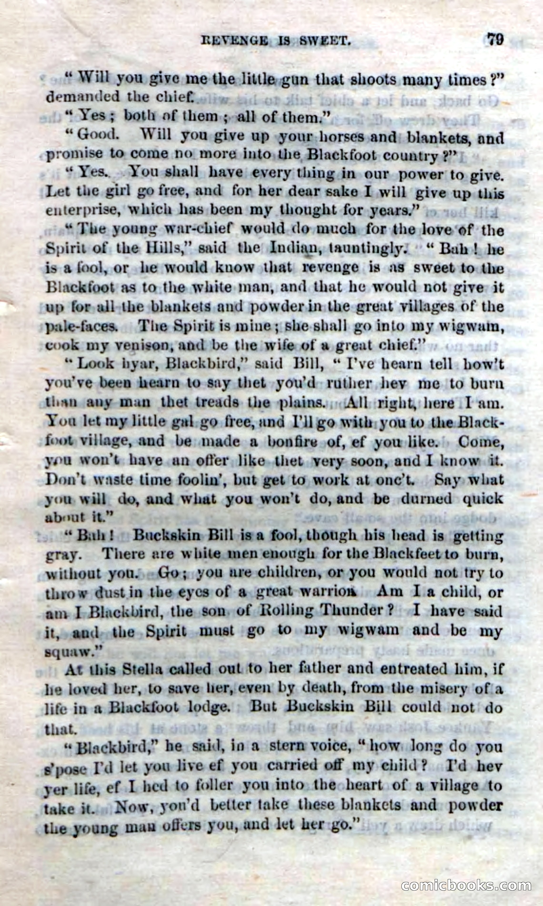 Beadle's Dime Novels No. 206: Buckskin Bill — page 77 of 100