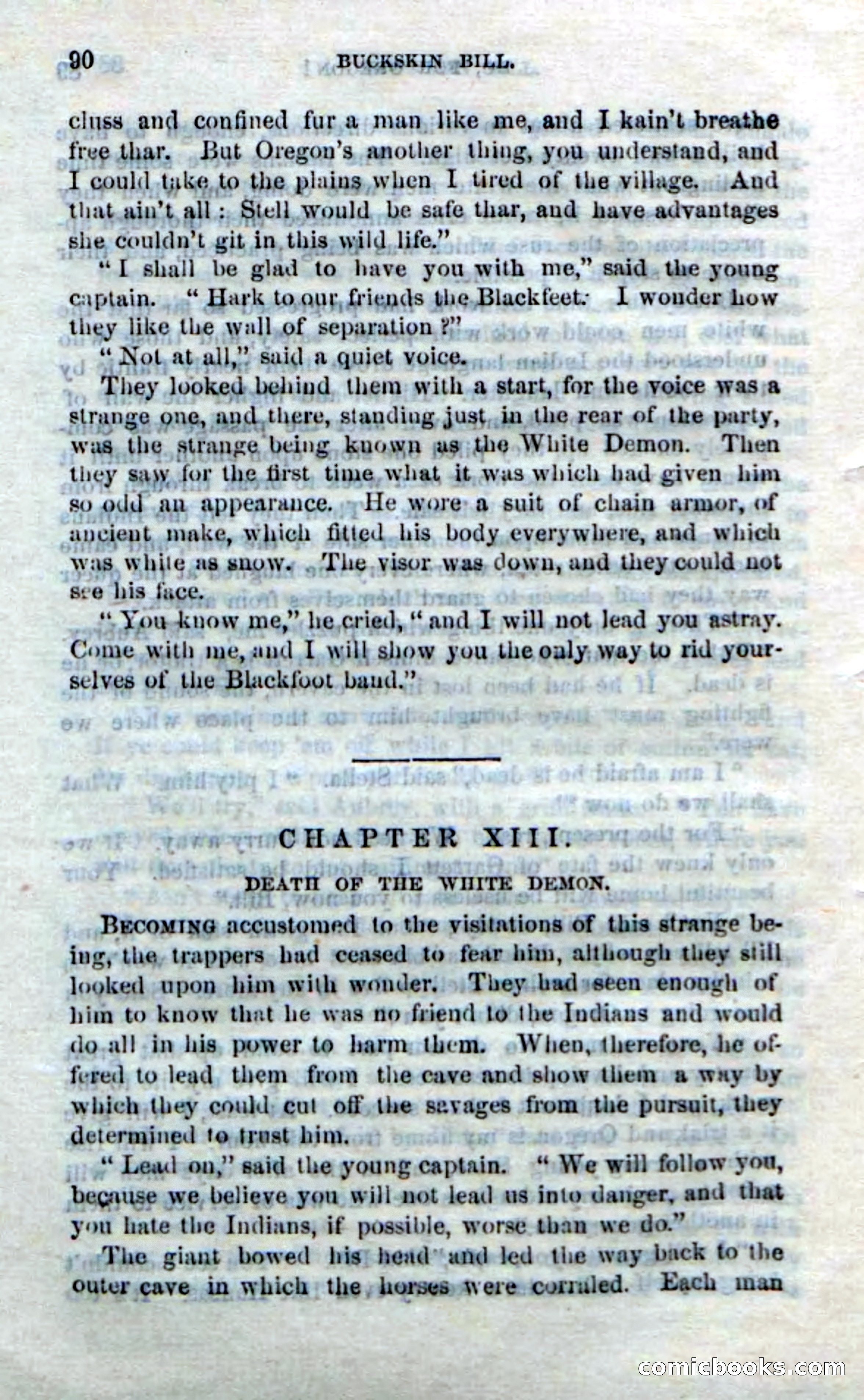 Beadle's Dime Novels No. 206: Buckskin Bill — page 88 of 100