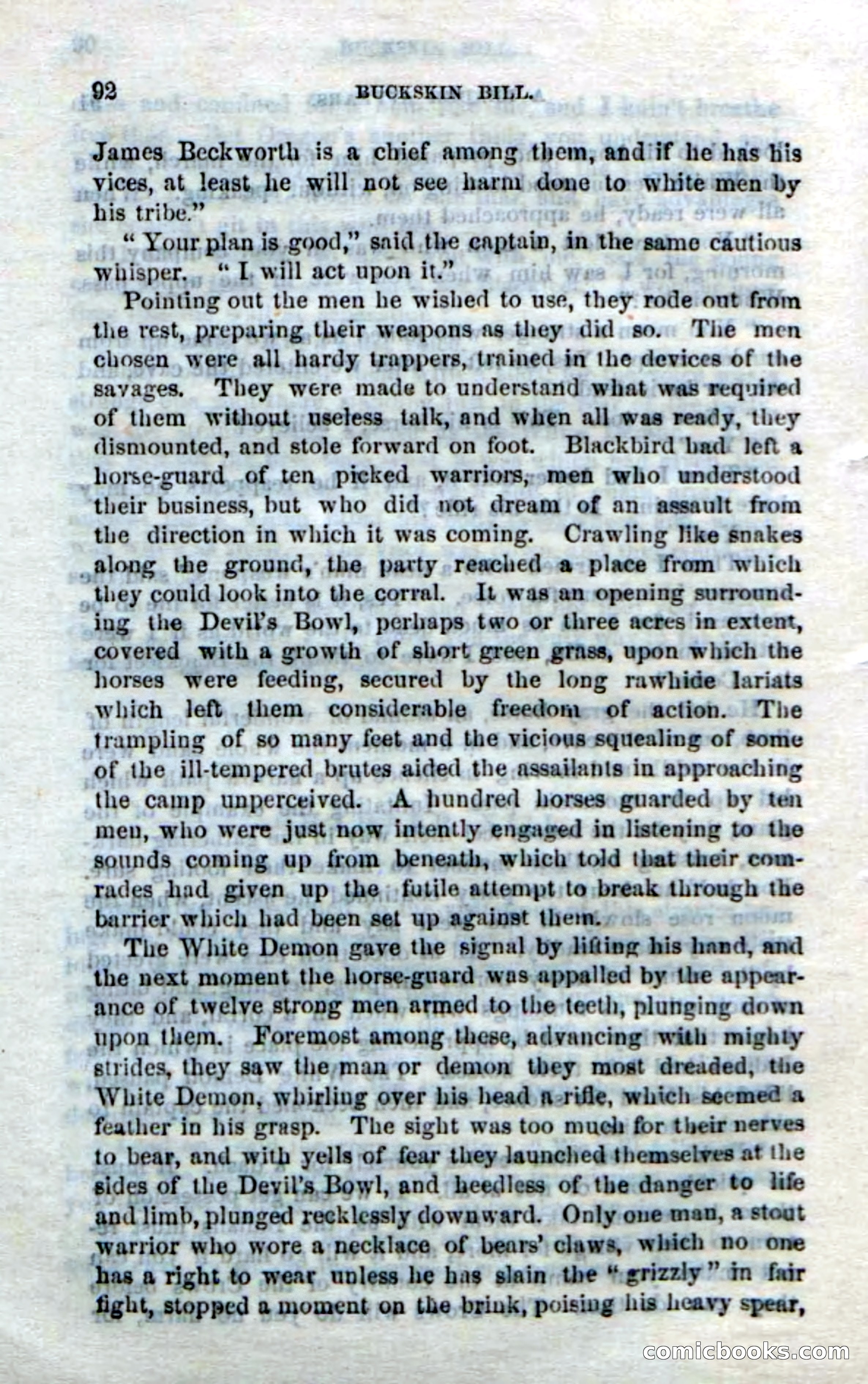 Beadle's Dime Novels No. 206: Buckskin Bill — page 90 of 100