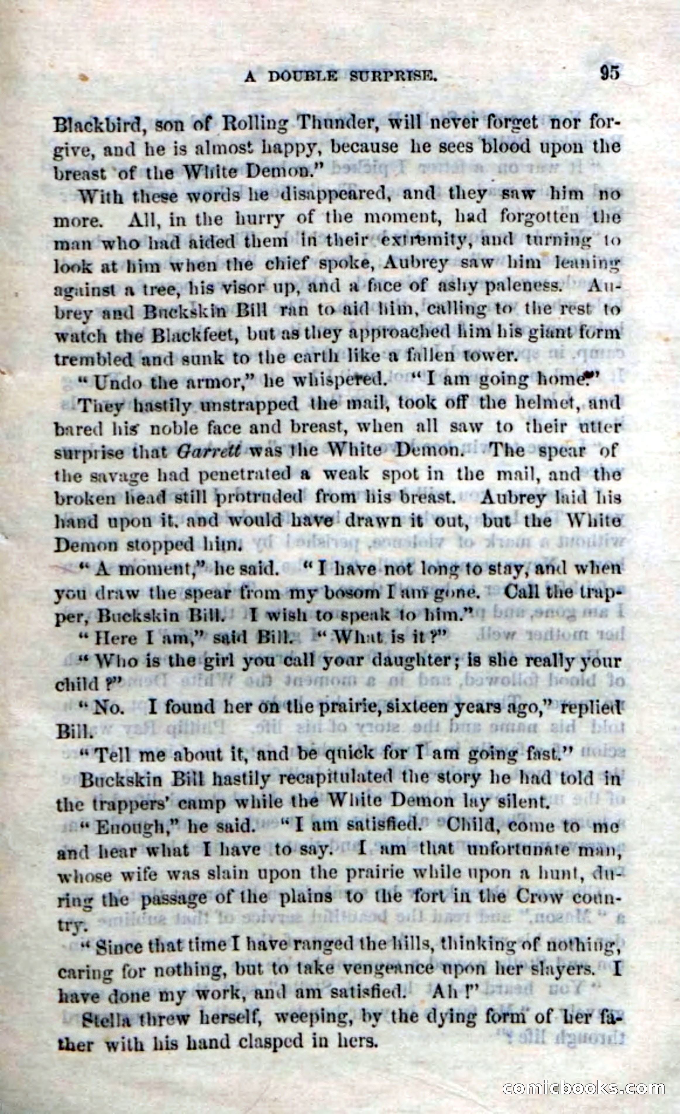 Beadle's Dime Novels No. 206: Buckskin Bill — page 93 of 100