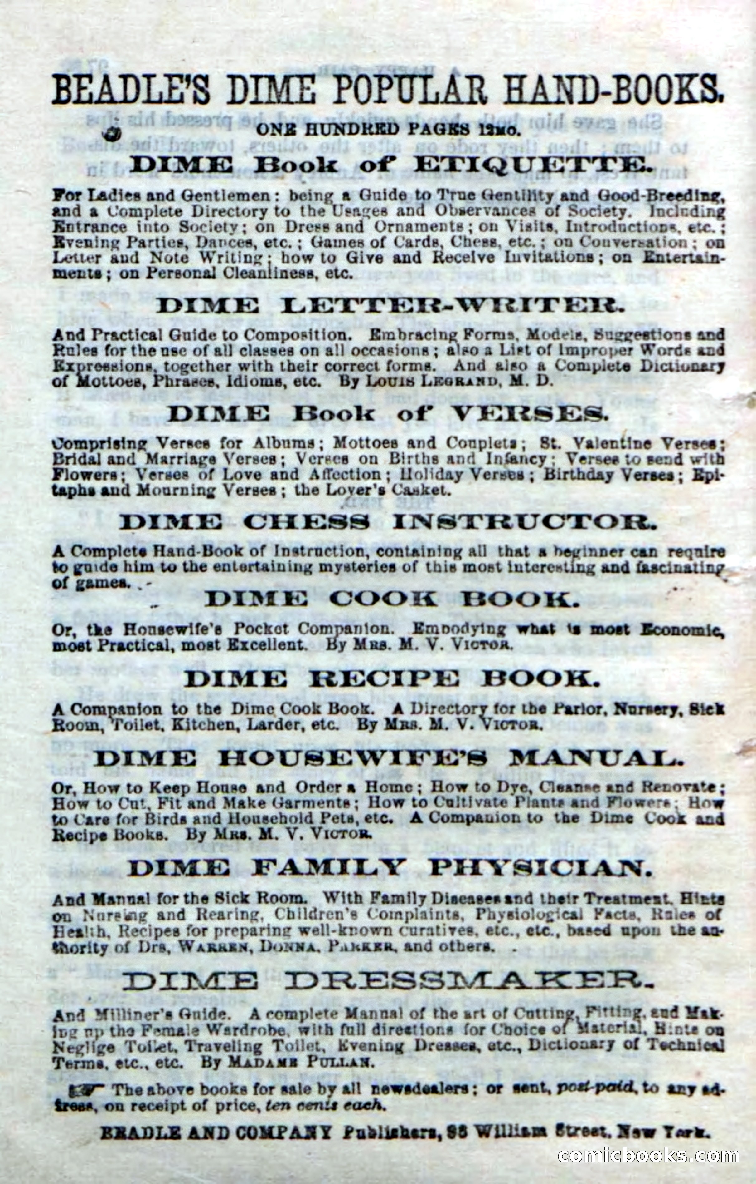 Beadle's Dime Novels No. 206: Buckskin Bill — page 96 of 100