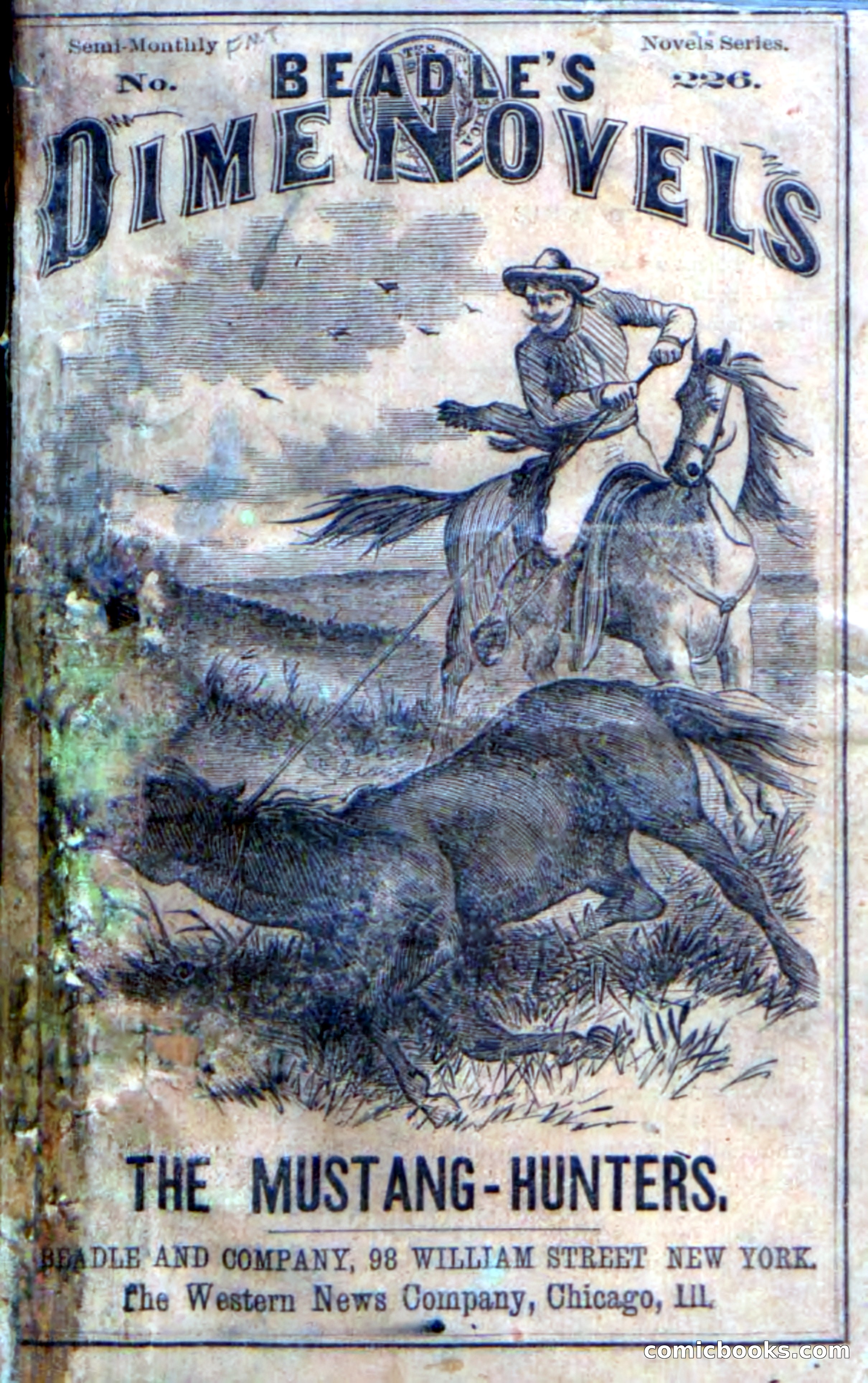 Beadle's Dime Novels No. 226: The Mustang-Hunters — page 1 of 100