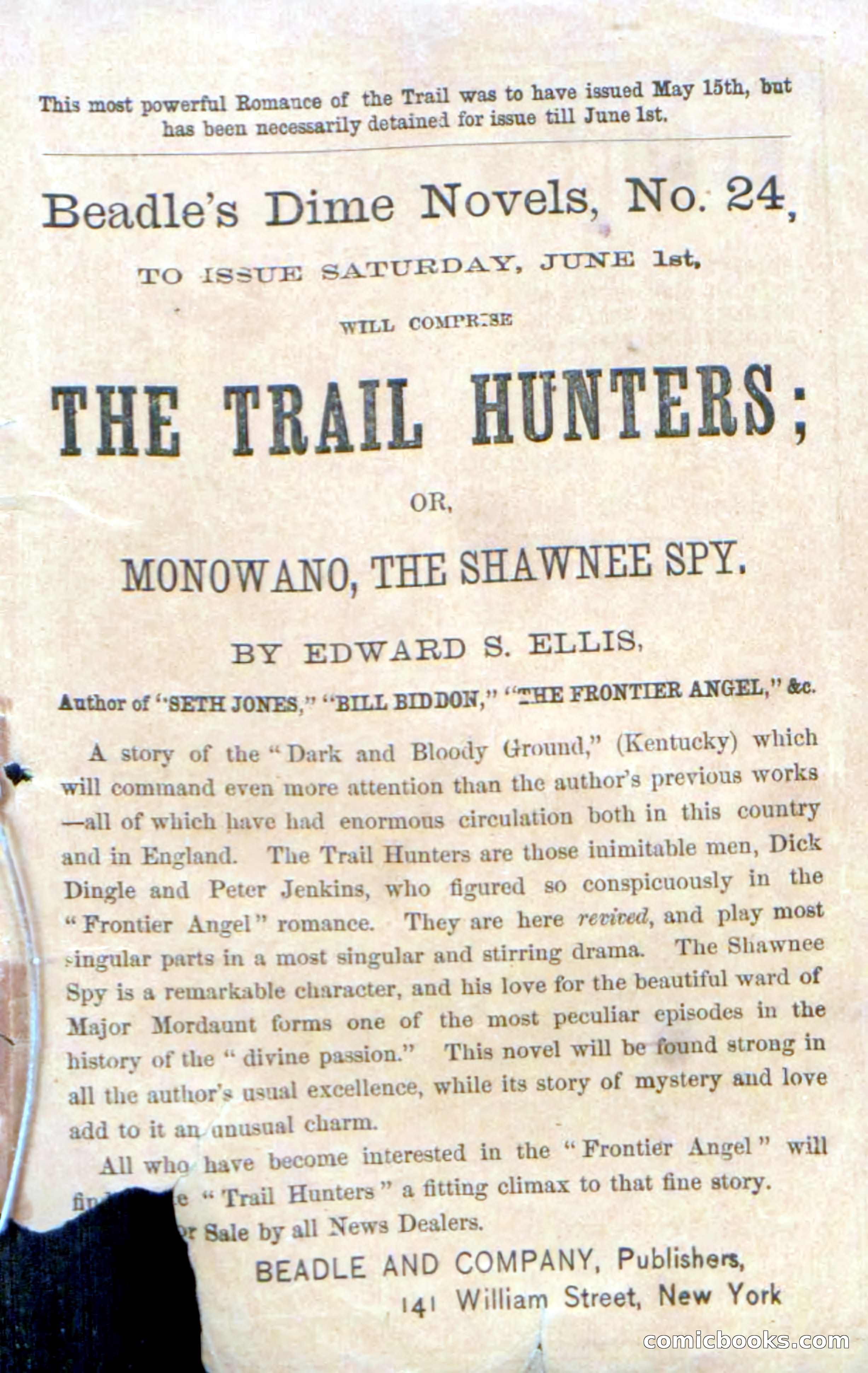 Beadle's Dime Novels No. 23 — page 135 of 139