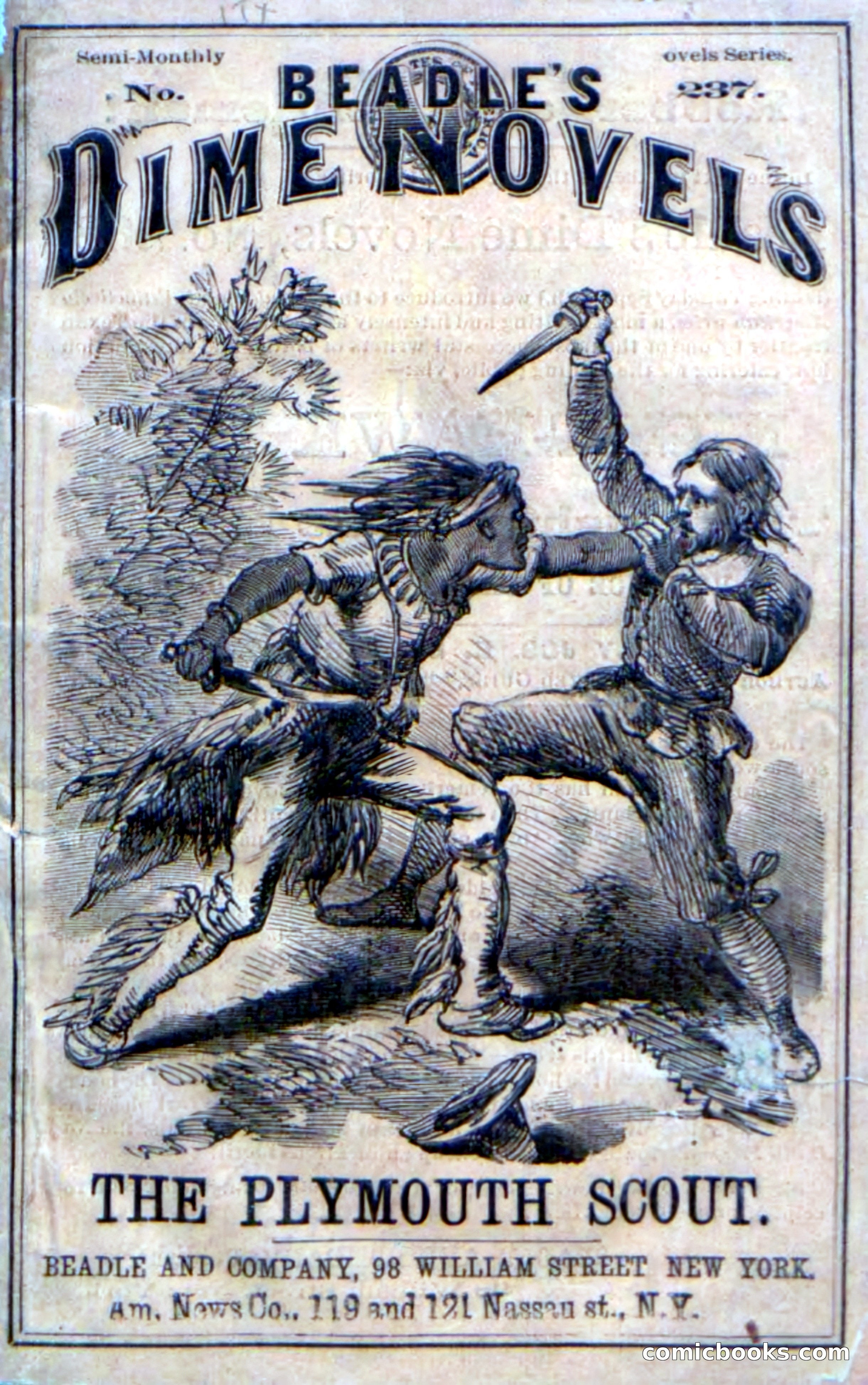 Beadle's Dime Novels No. 237: The Plymouth Scout — page 1 of 100