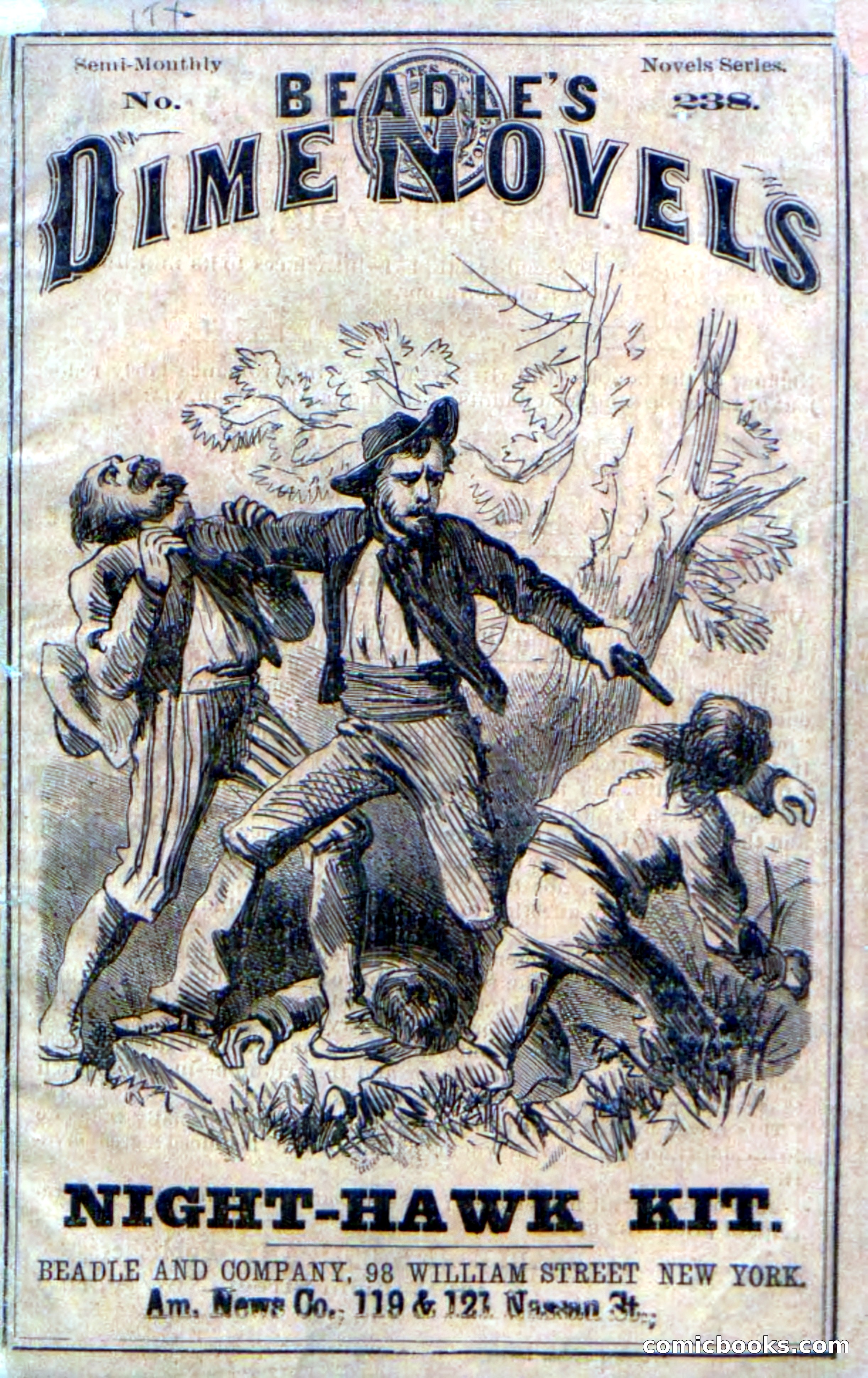 Beadle's Dime Novels No. 238: Night-Hawk Kit — page 1 of 100