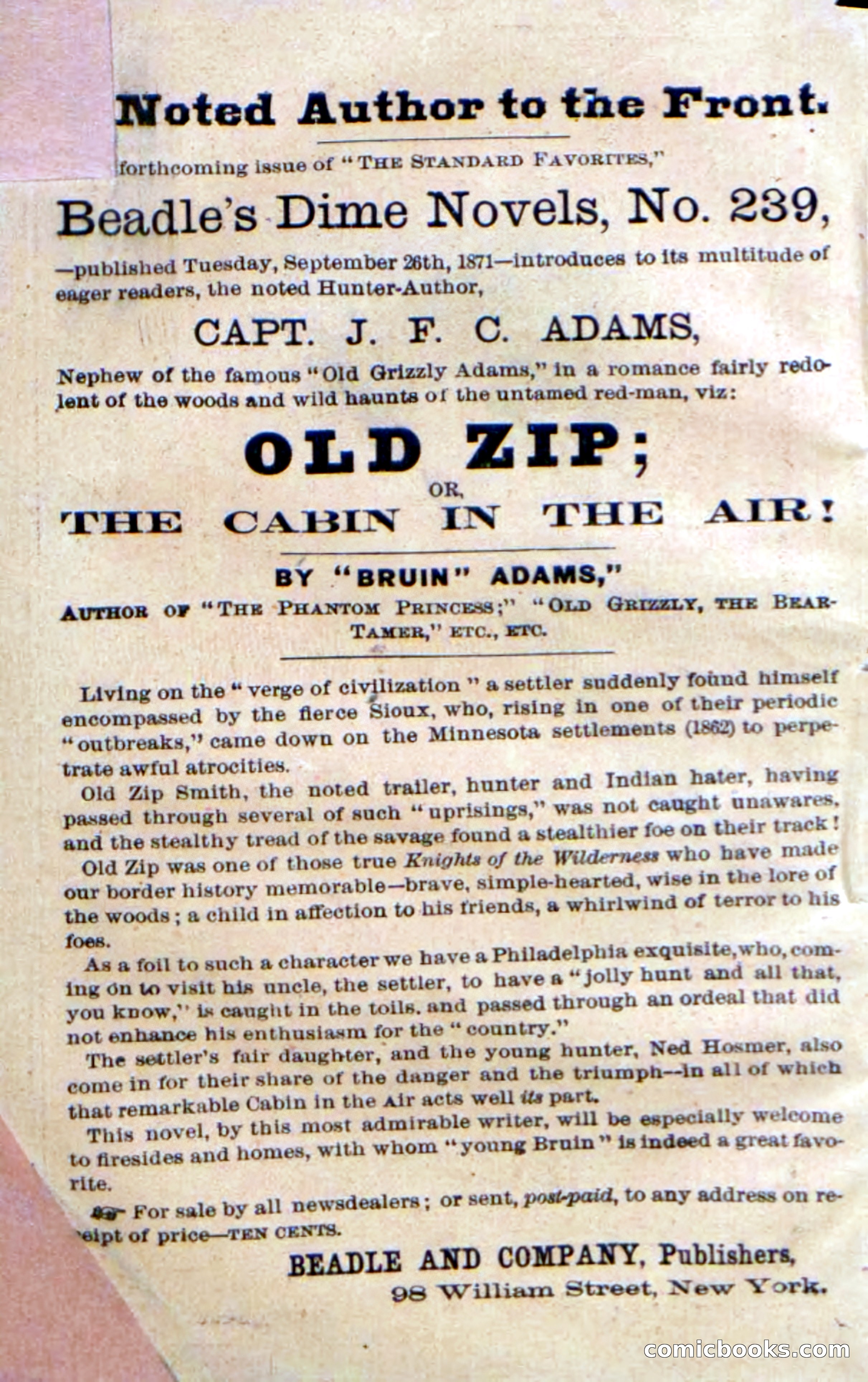 Beadle's Dime Novels No. 238: Night-Hawk Kit — page 2 of 100