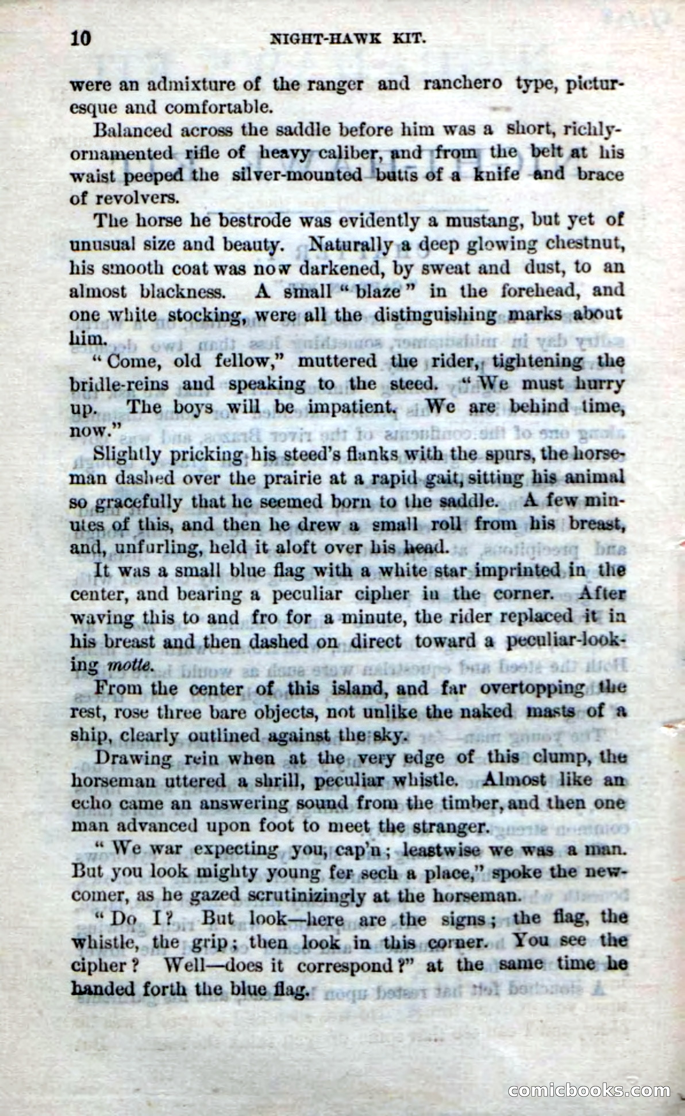 Beadle's Dime Novels No. 238: Night-Hawk Kit — page 8 of 100