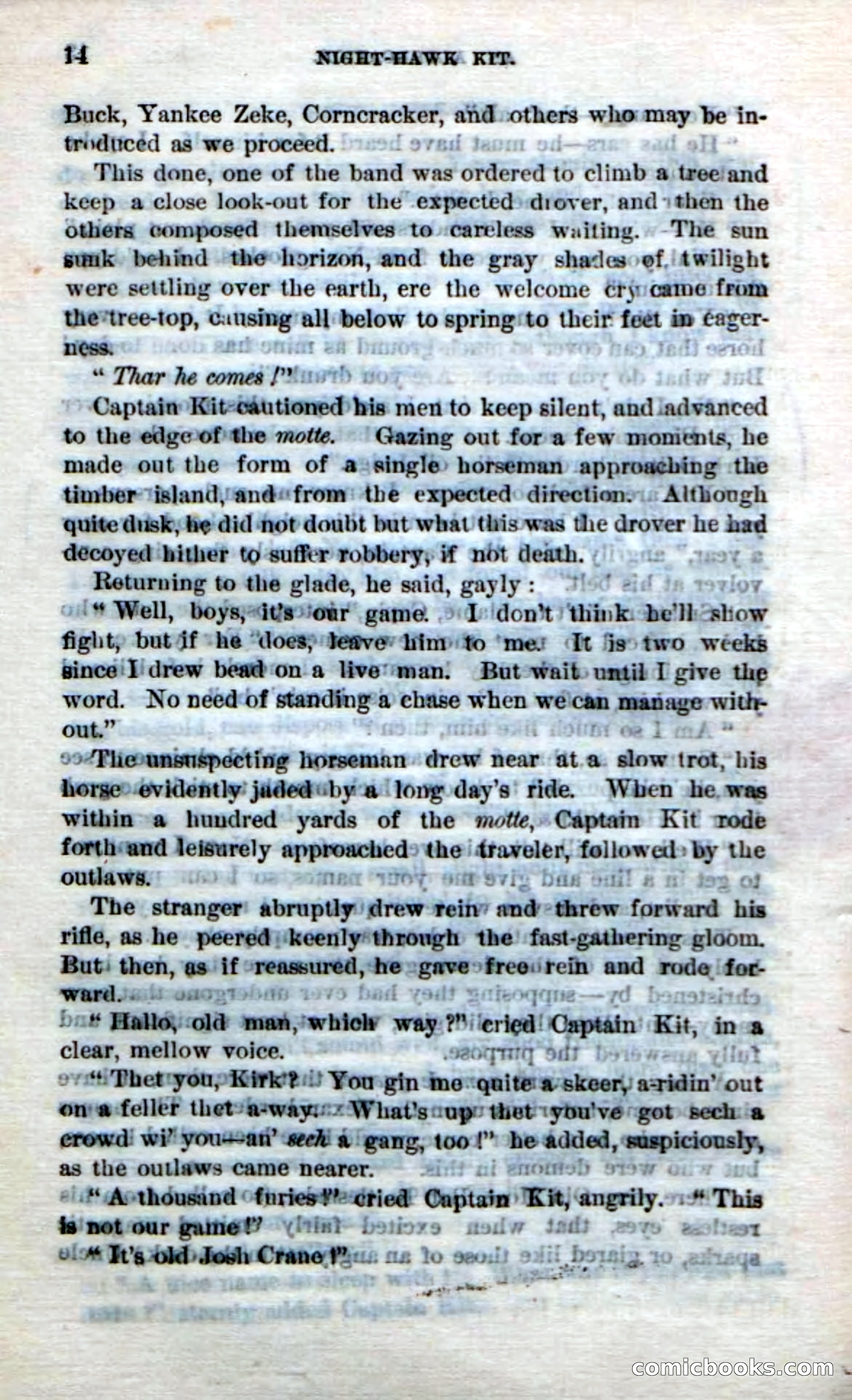 Beadle's Dime Novels No. 238: Night-Hawk Kit — page 12 of 100