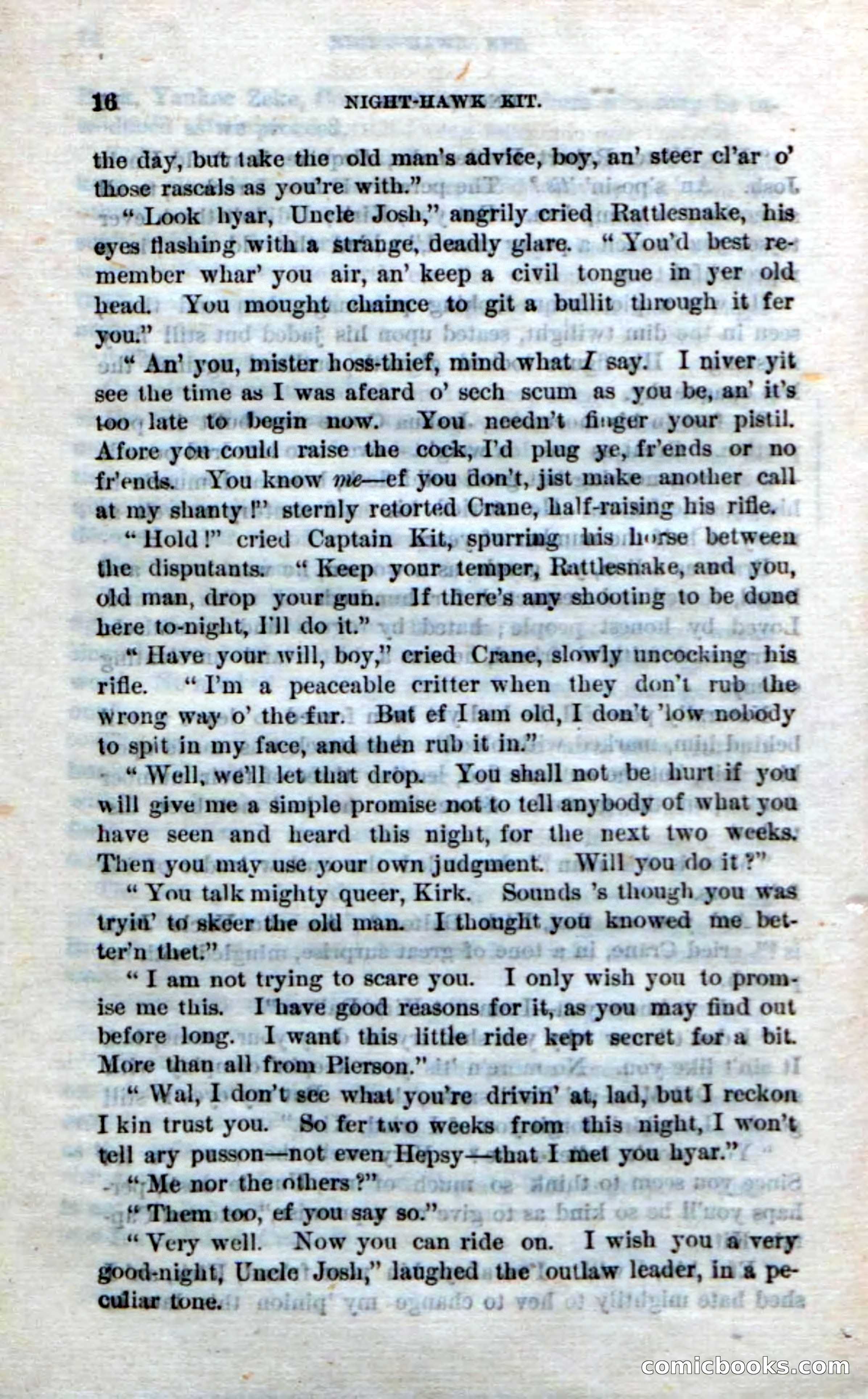 Beadle's Dime Novels No. 238: Night-Hawk Kit — page 14 of 100