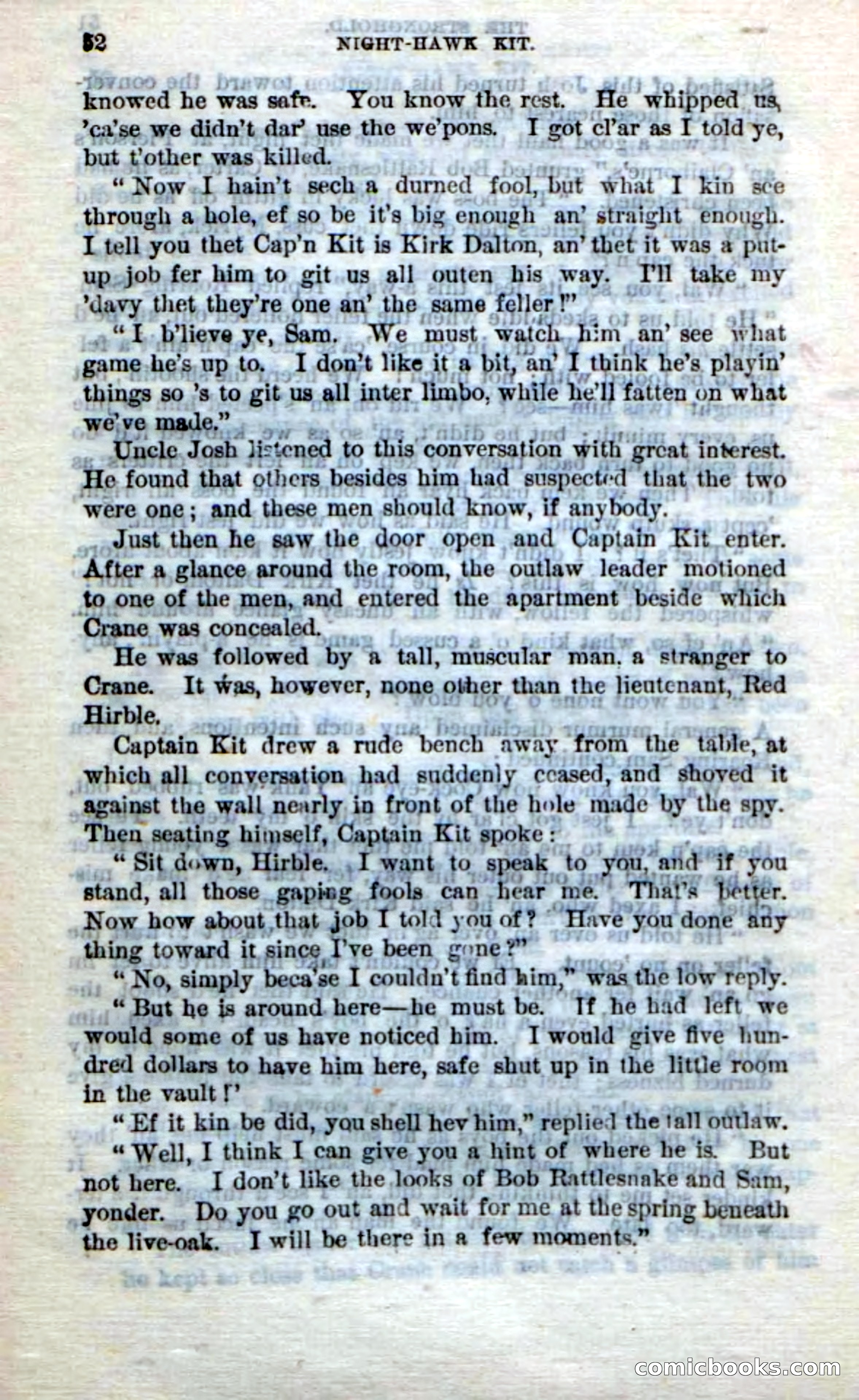 Beadle's Dime Novels No. 238: Night-Hawk Kit — page 50 of 100