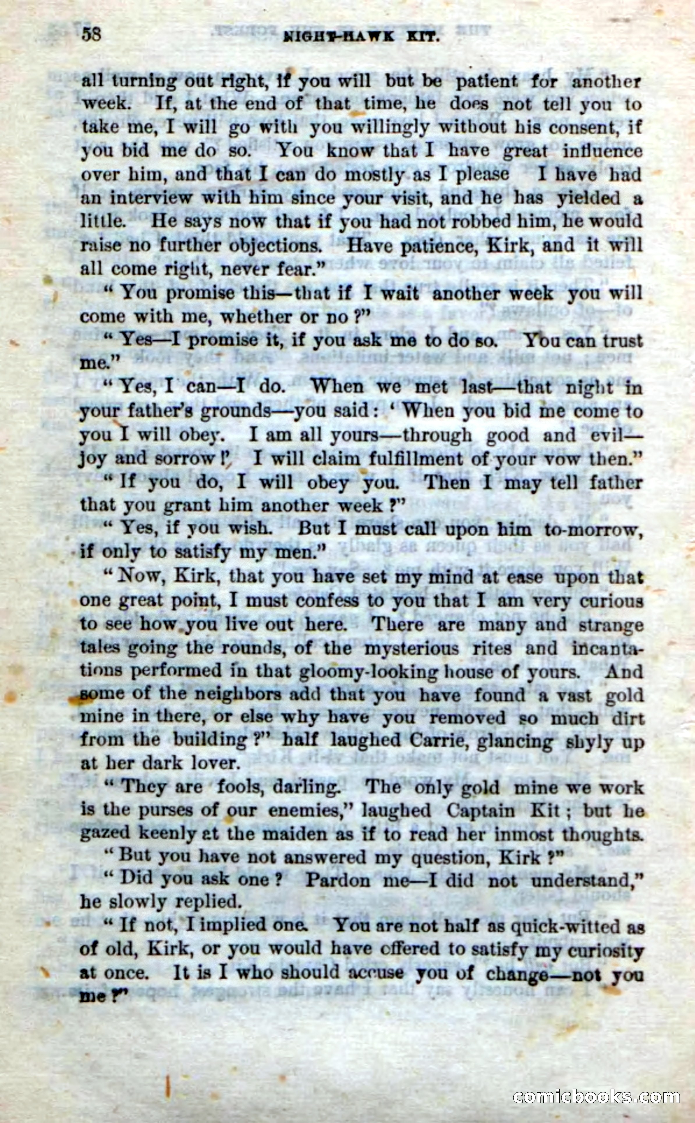 Beadle's Dime Novels No. 238: Night-Hawk Kit — page 56 of 100