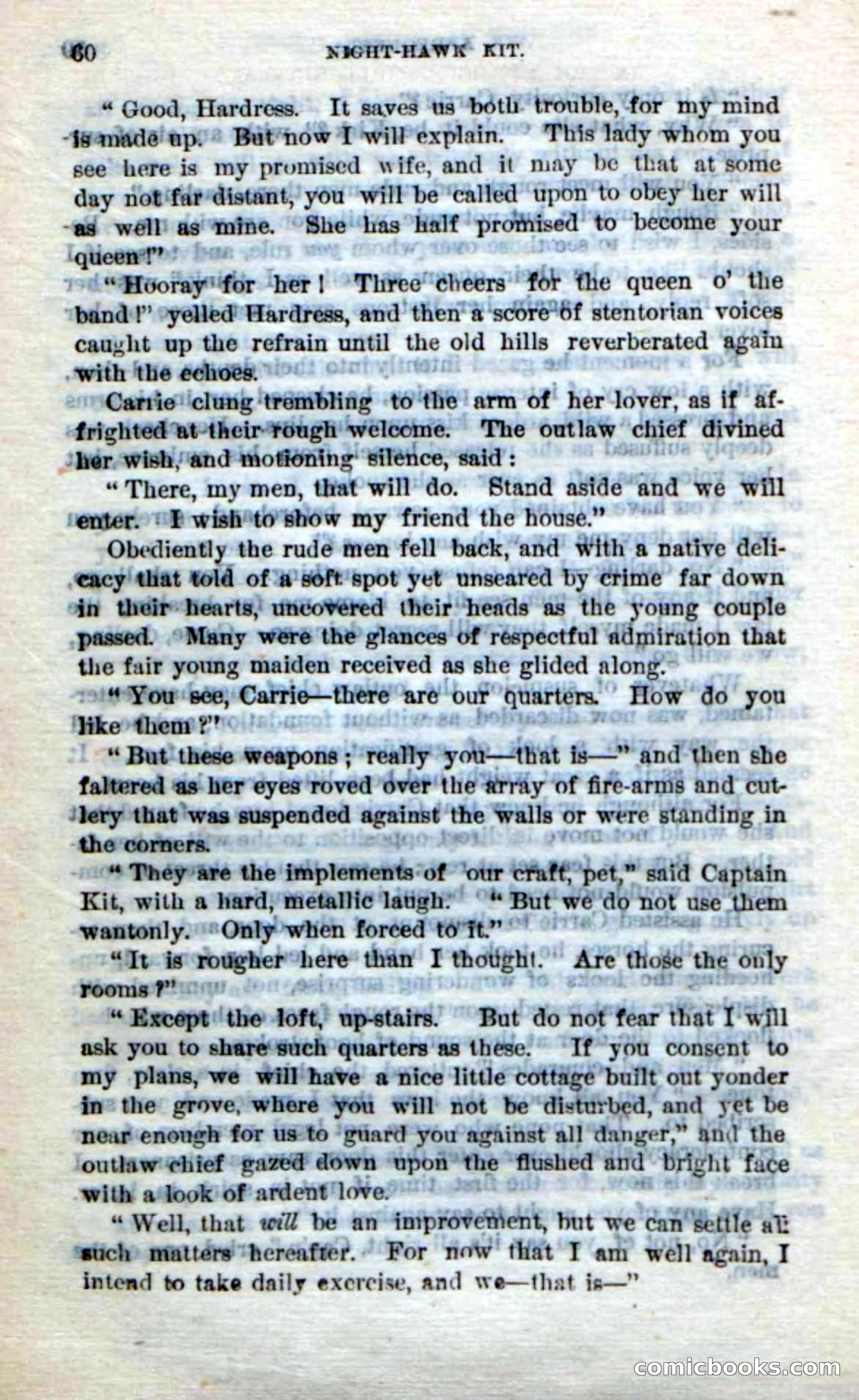 Beadle's Dime Novels No. 238: Night-Hawk Kit — page 58 of 100