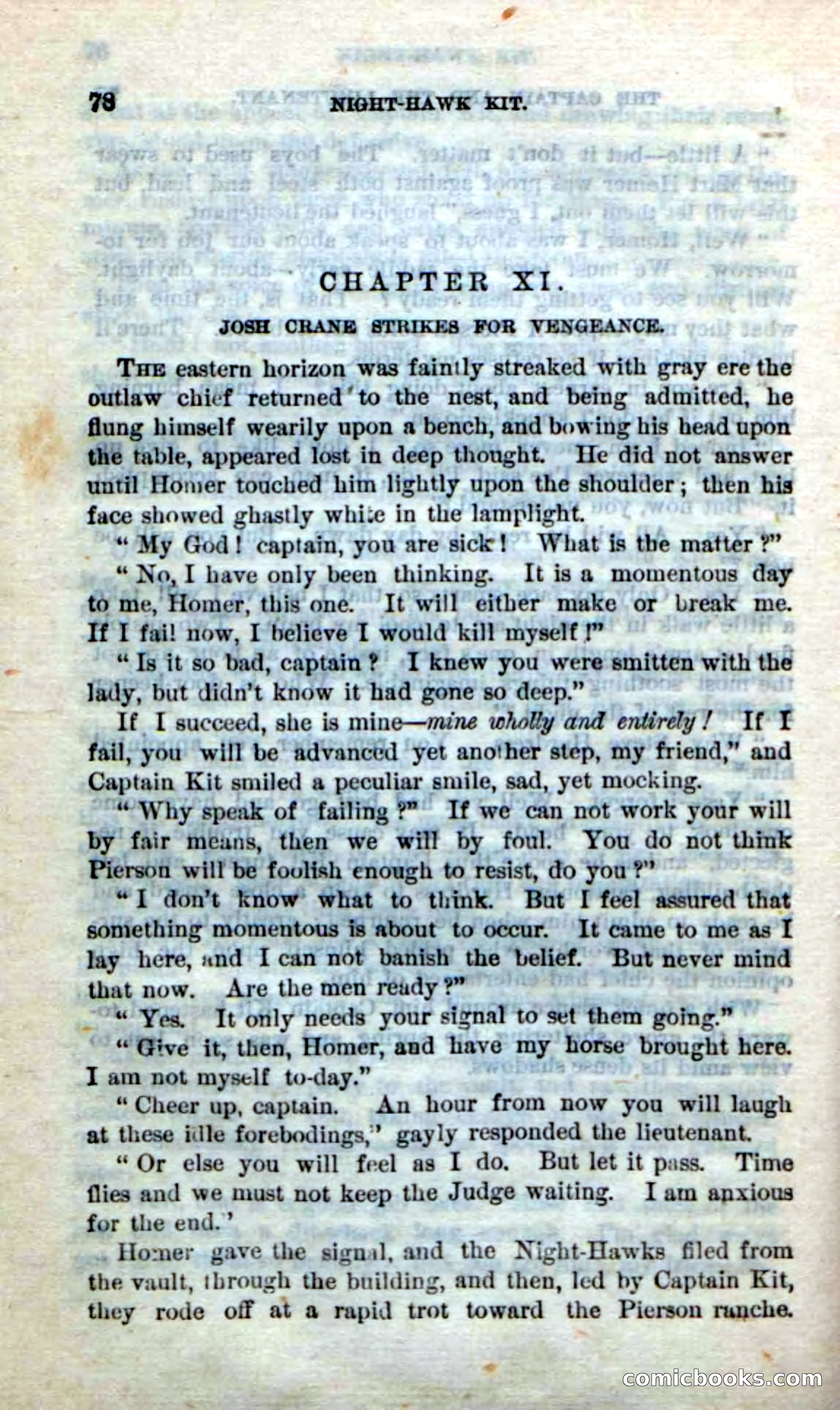 Beadle's Dime Novels No. 238: Night-Hawk Kit — page 76 of 100