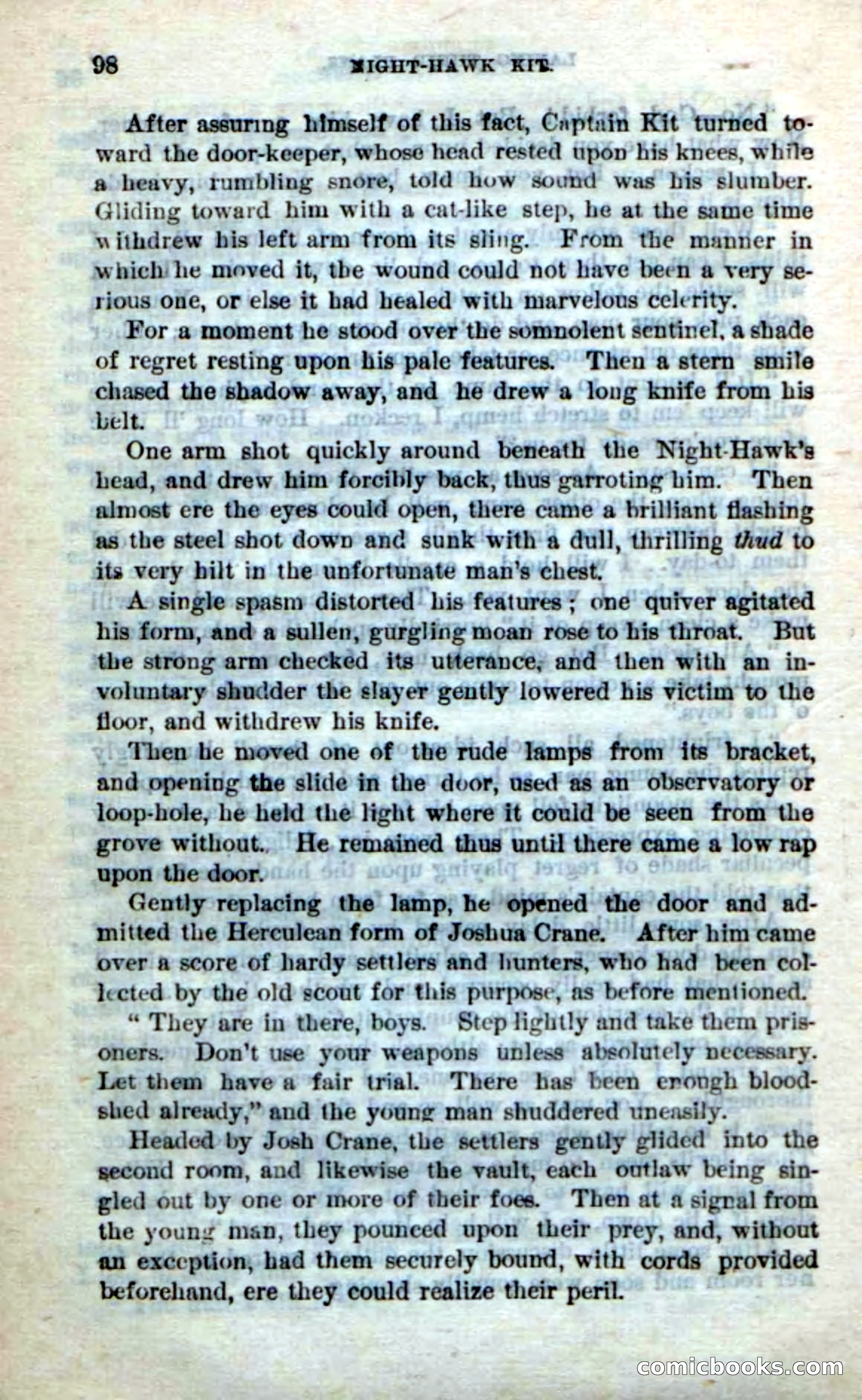 Beadle's Dime Novels No. 238: Night-Hawk Kit — page 96 of 100