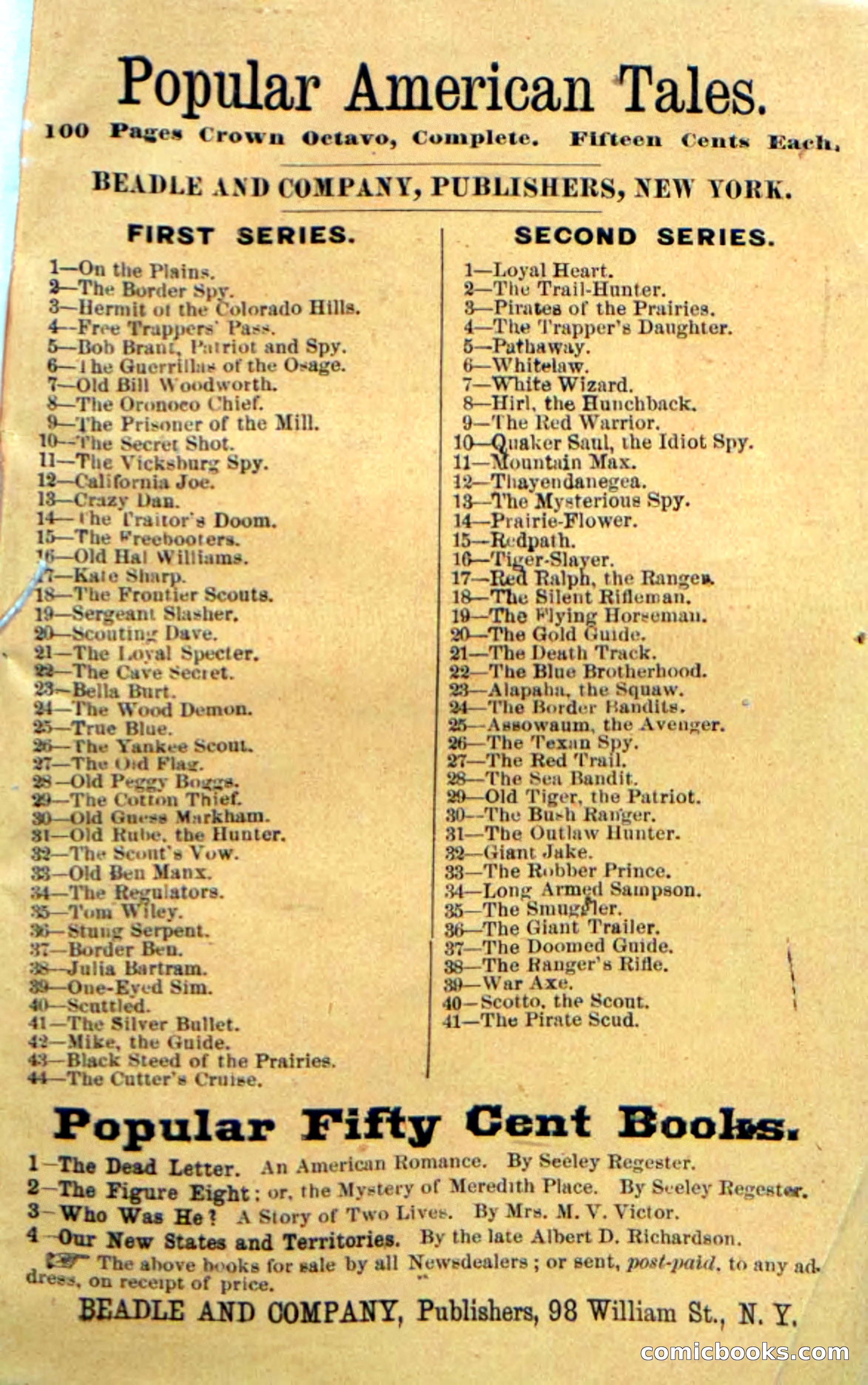 Beadle's Dime Novels No. 238: Night-Hawk Kit — page 99 of 100