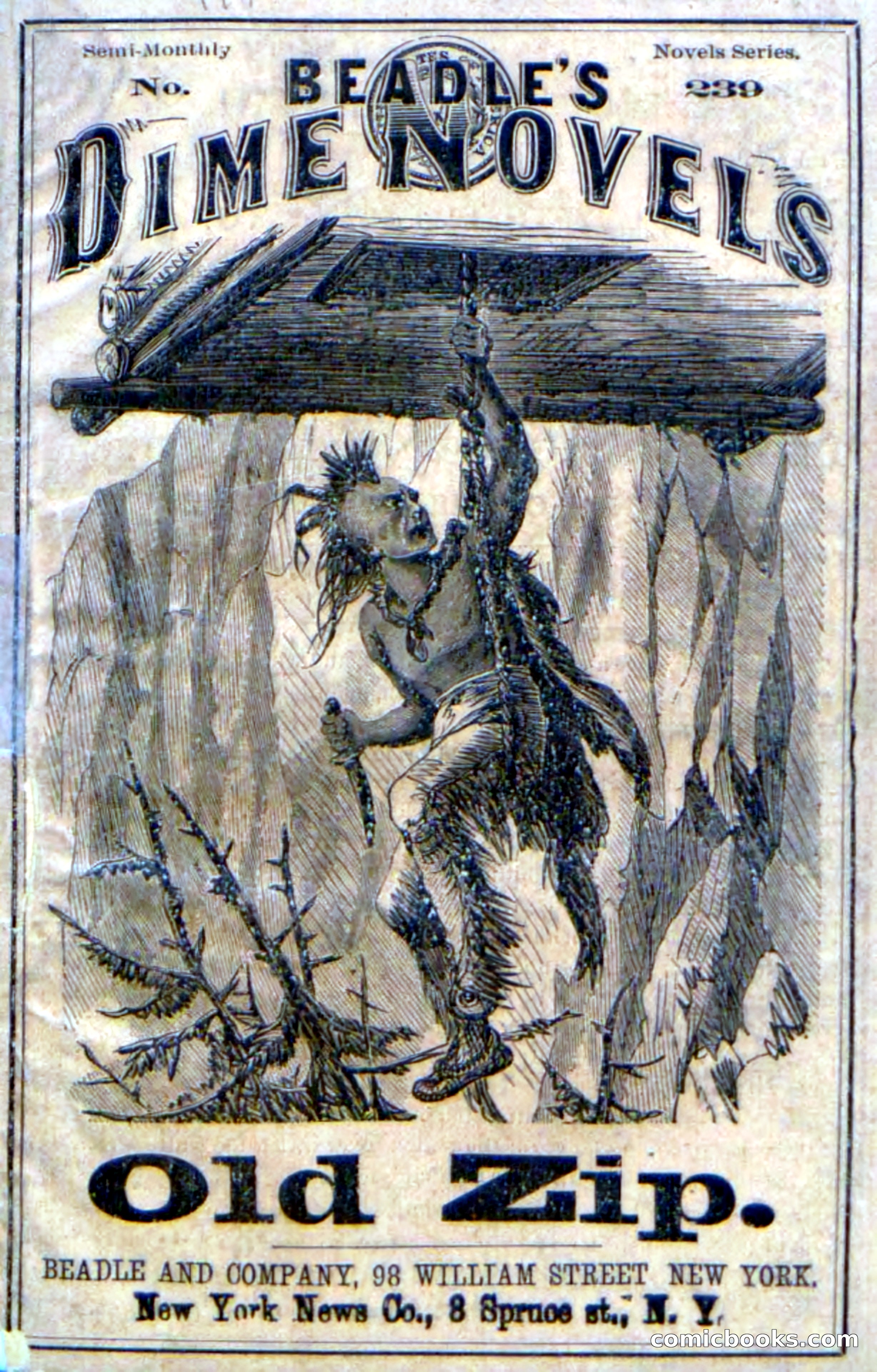 Beadle's Dime Novels No. 239: Old Zip — page 1 of 100