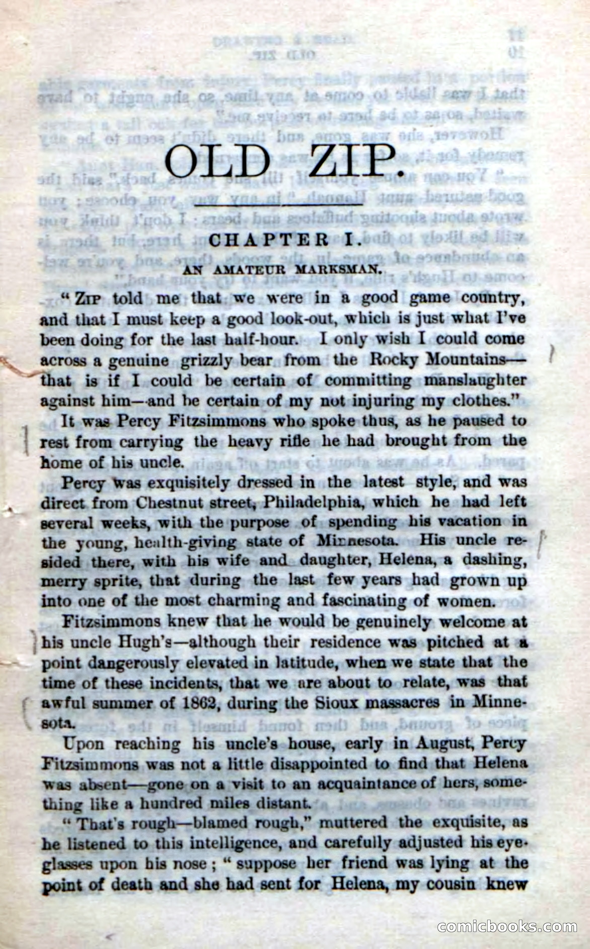 Beadle's Dime Novels No. 239: Old Zip — page 5 of 100