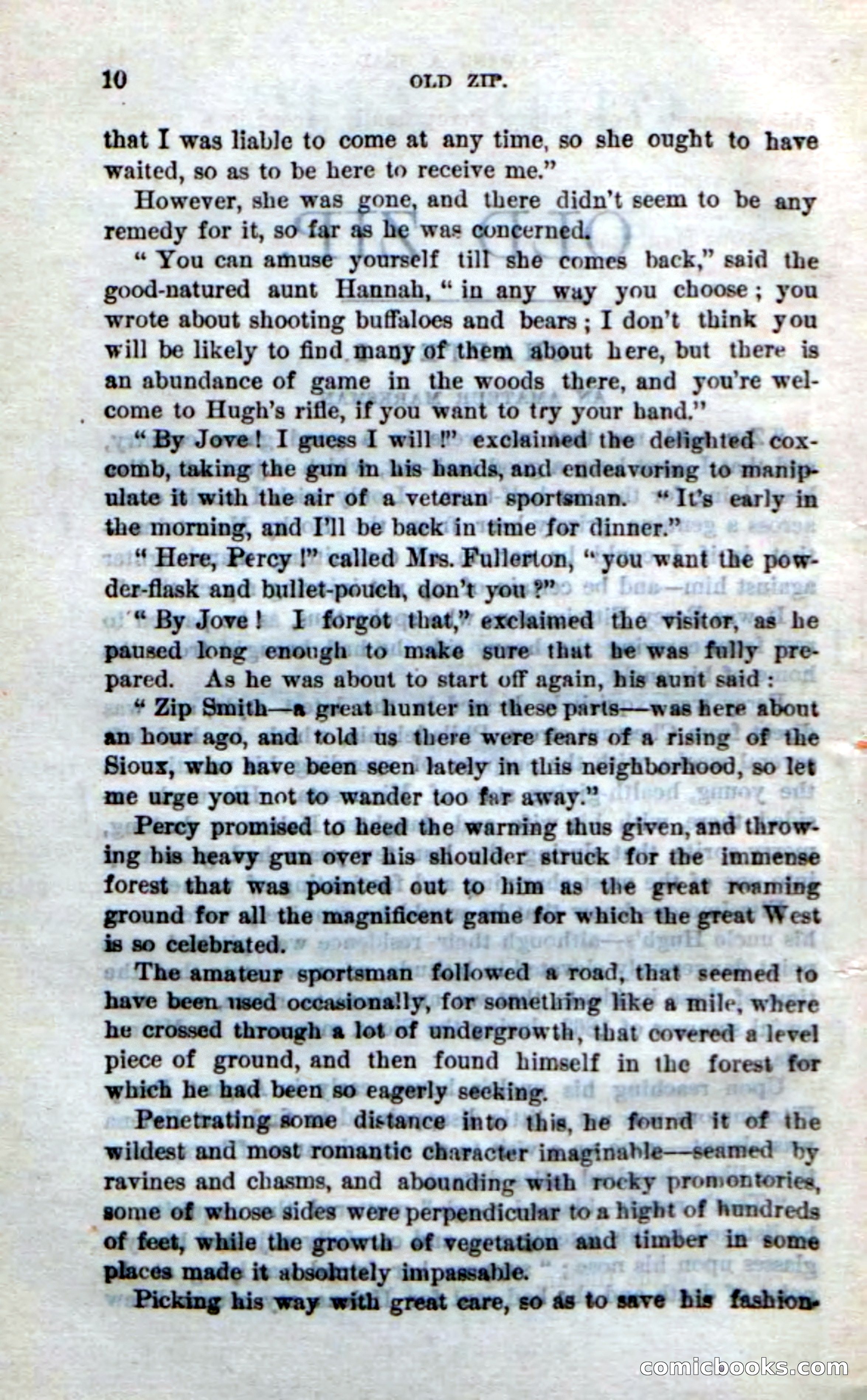 Beadle's Dime Novels No. 239: Old Zip — page 6 of 100