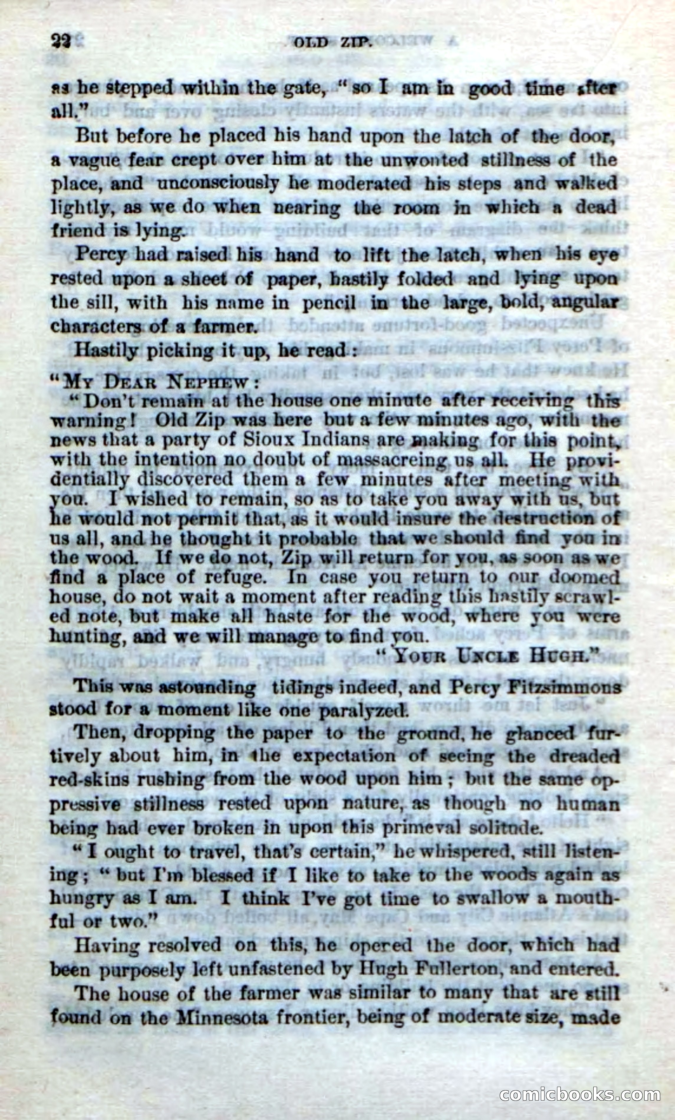 Beadle's Dime Novels No. 239: Old Zip — page 18 of 100