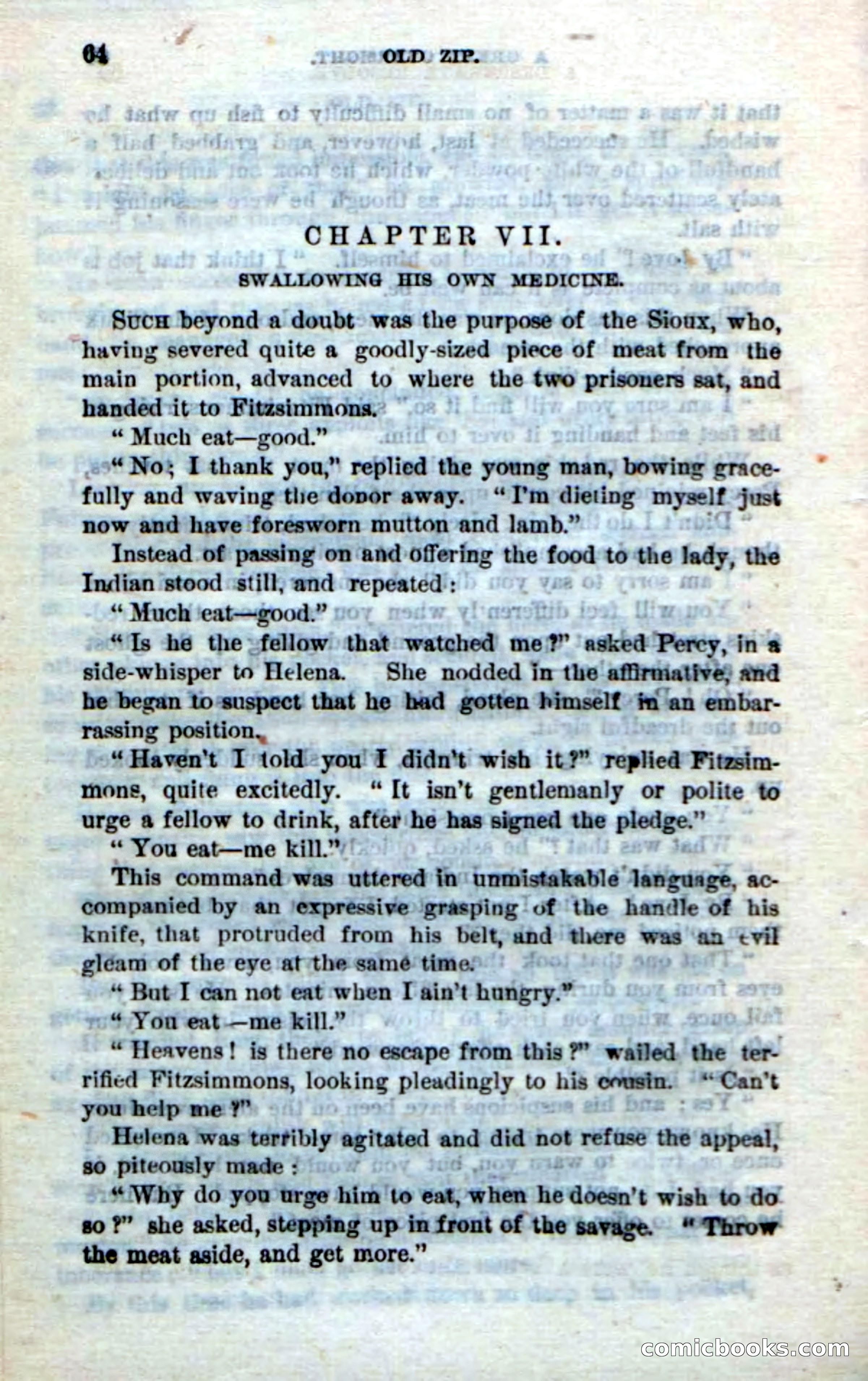 Beadle's Dime Novels No. 239: Old Zip — page 60 of 100