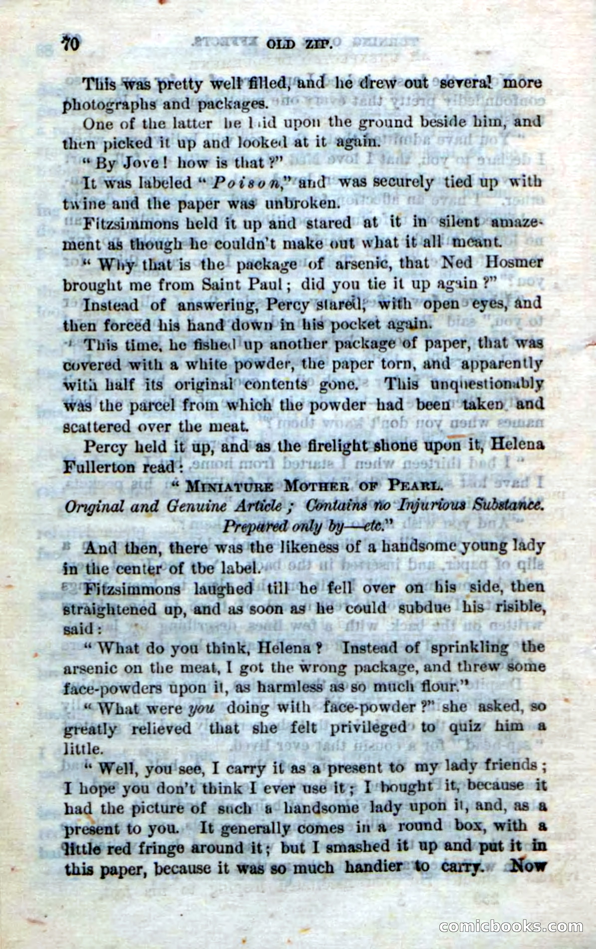 Beadle's Dime Novels No. 239: Old Zip — page 66 of 100