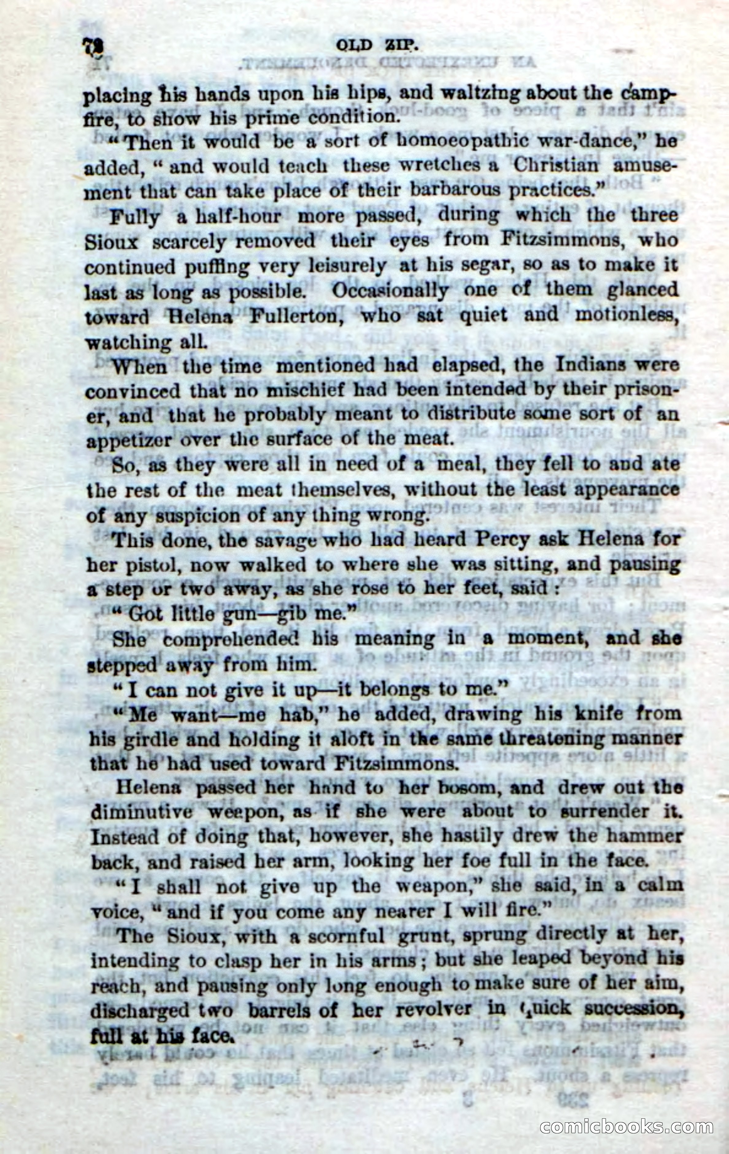 Beadle's Dime Novels No. 239: Old Zip — page 68 of 100