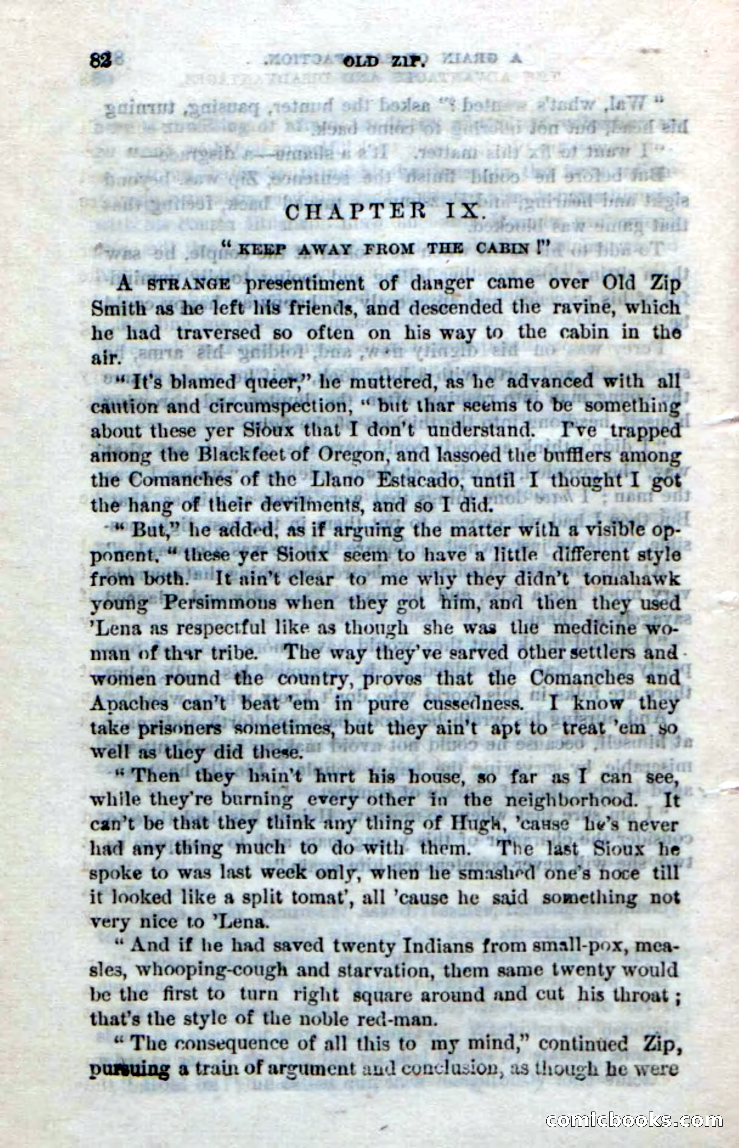 Beadle's Dime Novels No. 239: Old Zip — page 78 of 100
