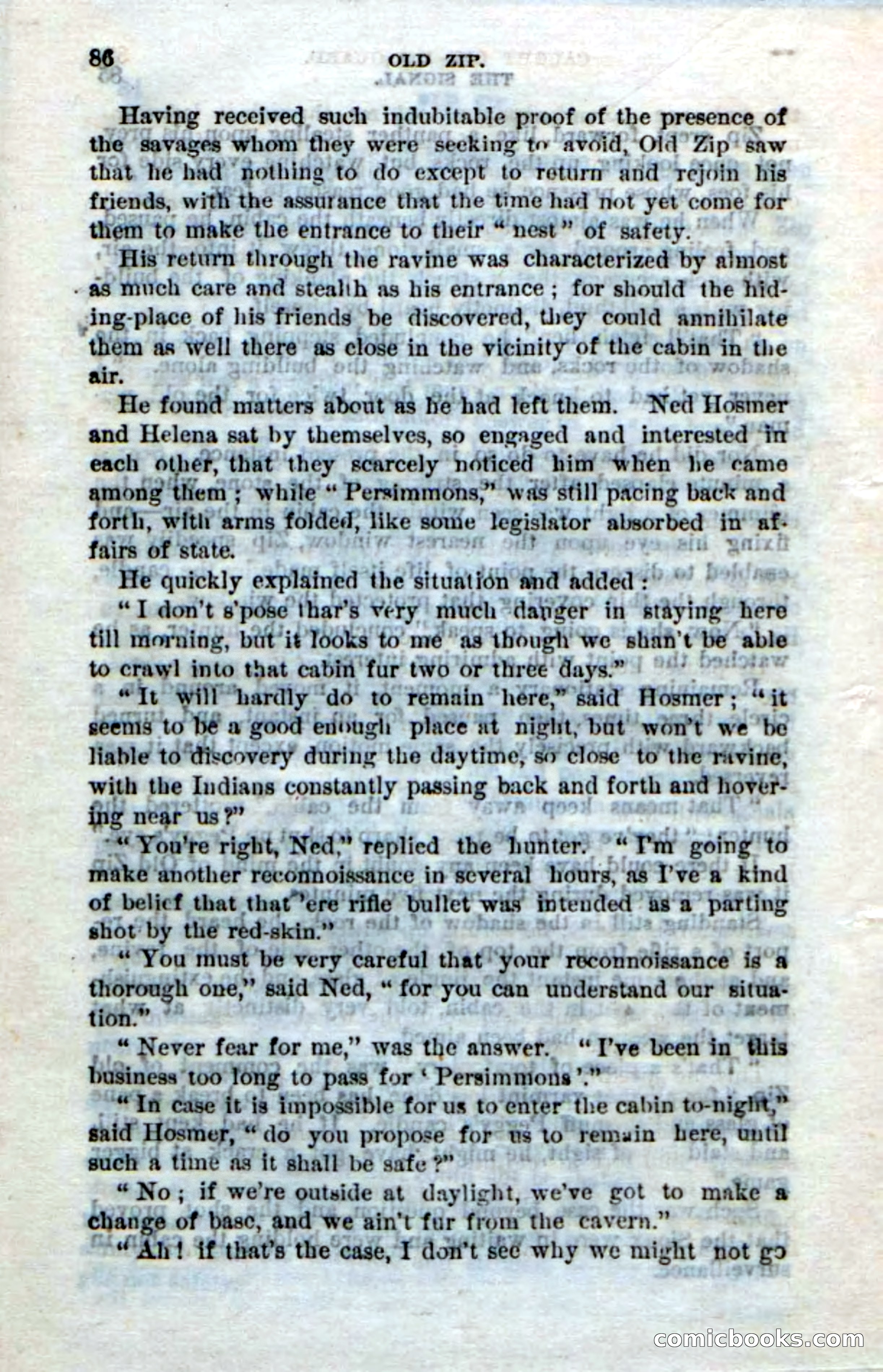 Beadle's Dime Novels No. 239: Old Zip — page 82 of 100