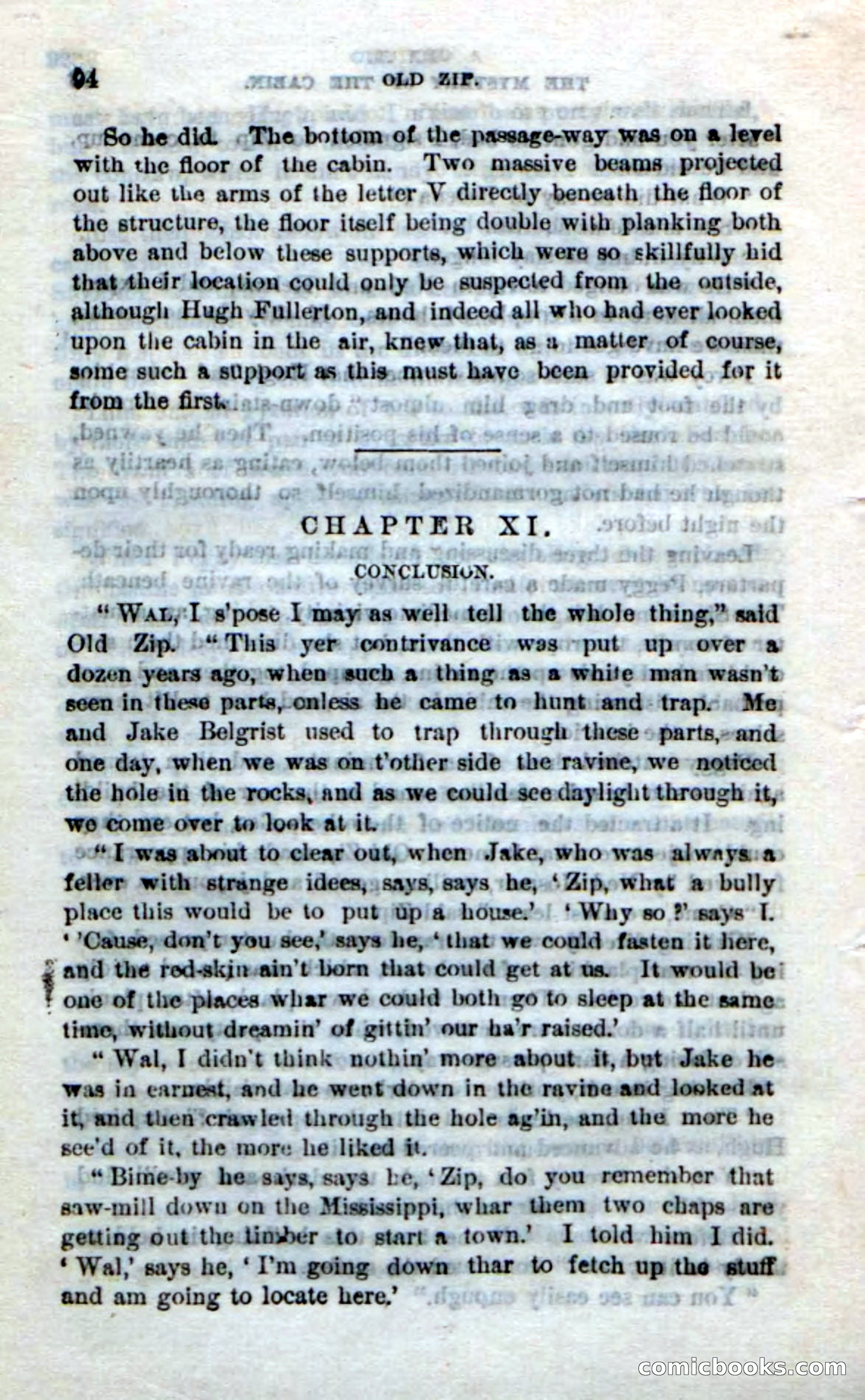 Beadle's Dime Novels No. 239: Old Zip — page 90 of 100