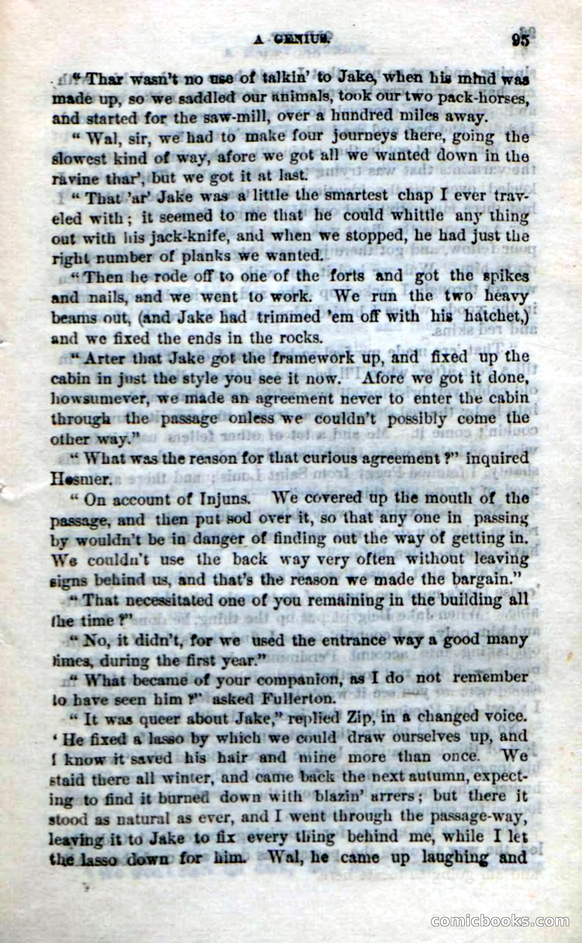 Beadle's Dime Novels No. 239: Old Zip — page 91 of 100